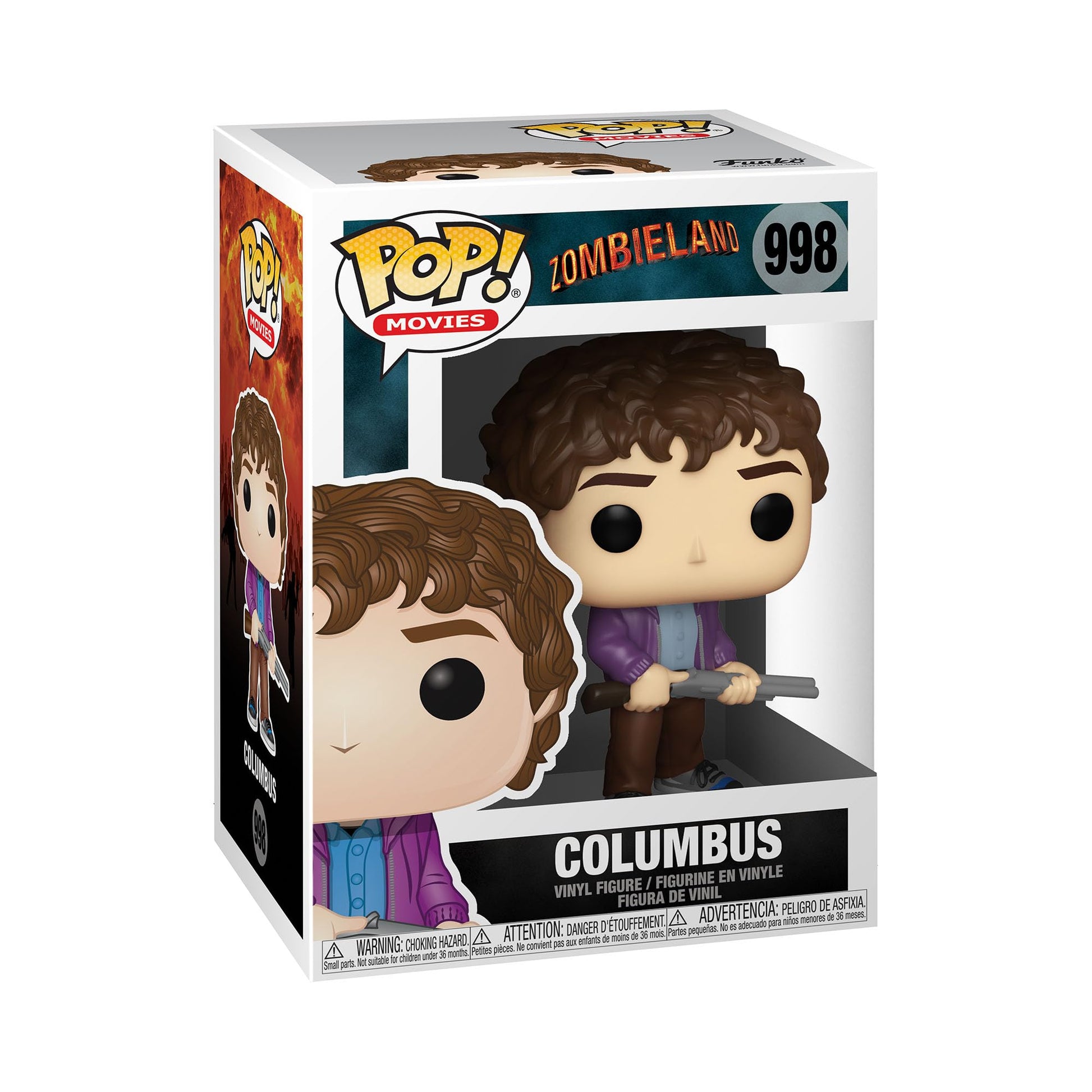 Funko Pop: POP Movies: Zombieland- Columbus, Multicolor, 3.75 Pulgadas