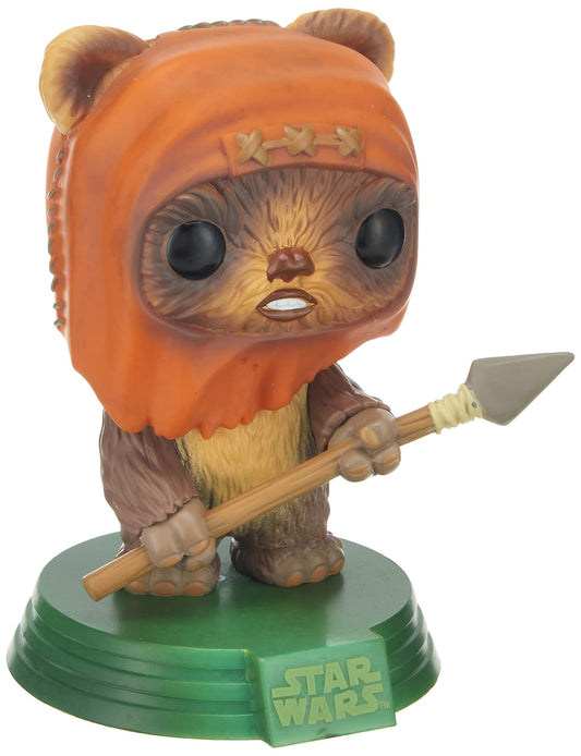 Funko POP Star Wars: Across The Galaxy - Wicket with Pin, Exclusivo Amazon,Multicolor