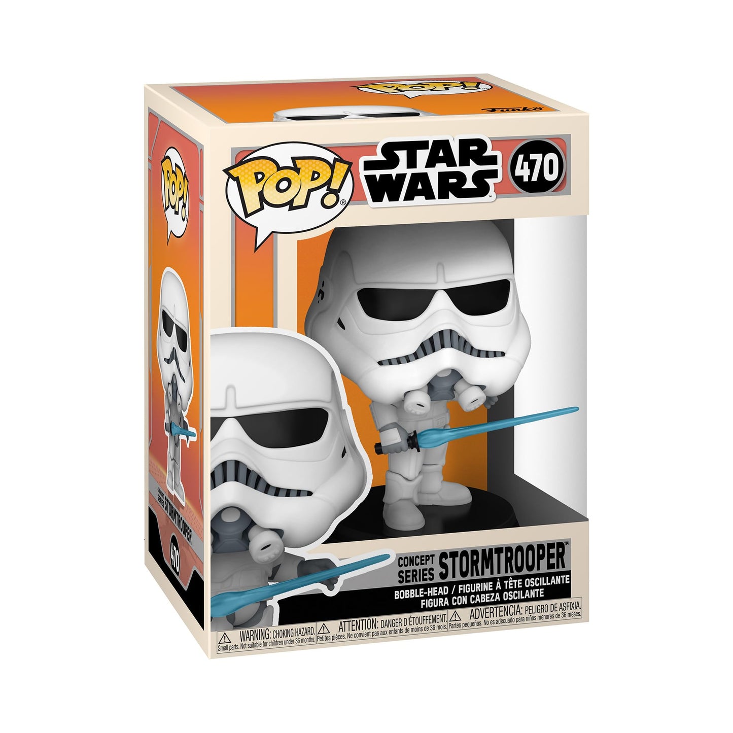 Funko Pop: POP Star Wars: Concept Series - Stormtrooper, Multicolor