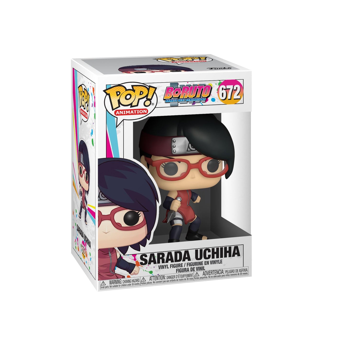 Funko Pop! Animación: Boruto - Sarada Uchiha, Multicolor, Model:45426