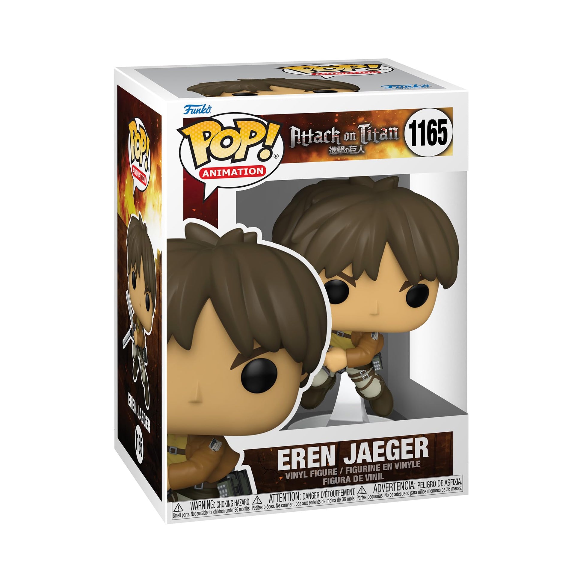 Funko POP Animation: Ataque a los Titaness - Eren Yeager, Multicolor, 57980