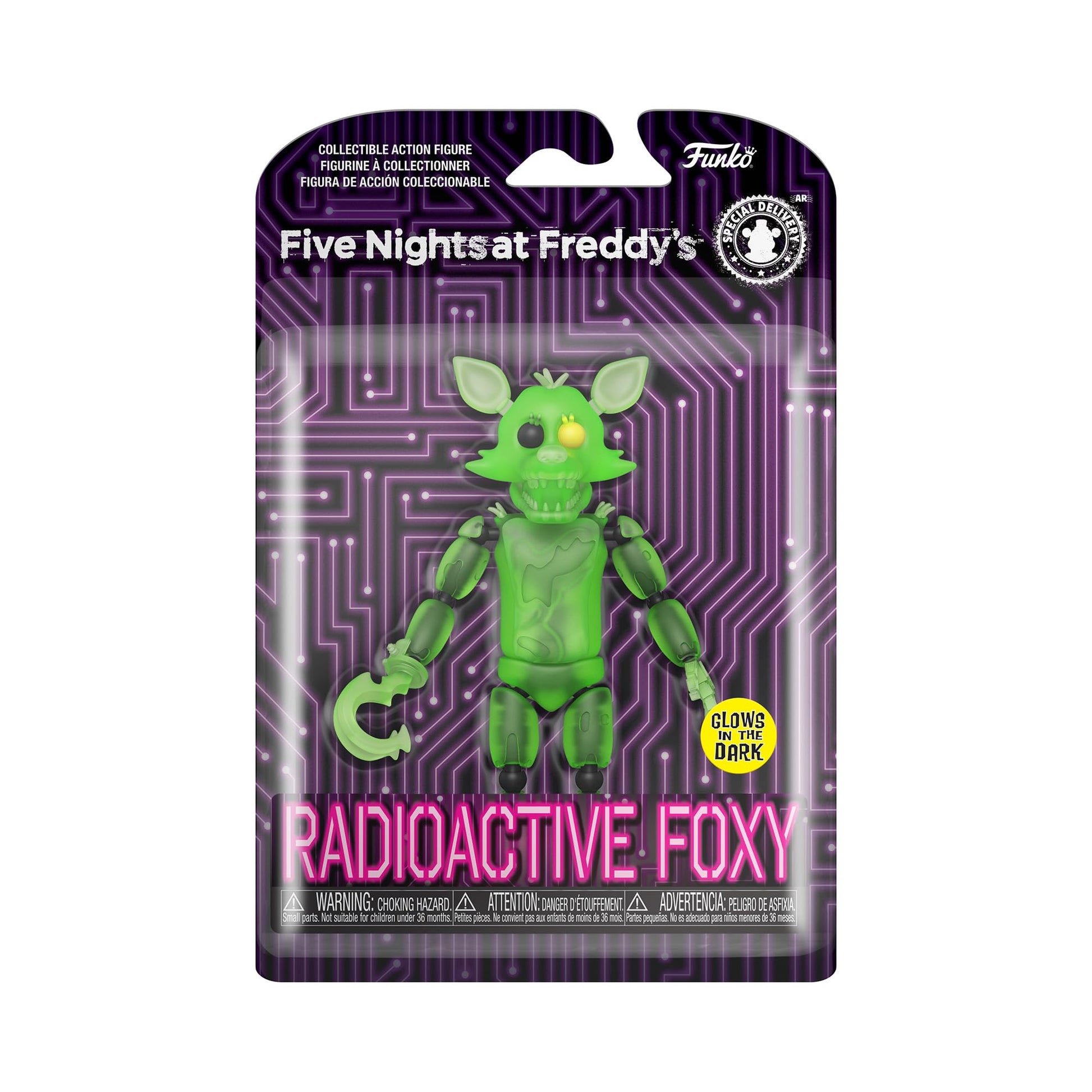 Funko Pop! Figura de Acción: Five Nights at Freddy's - Radioactive Foxy (Brilla en la Oscuridad)
