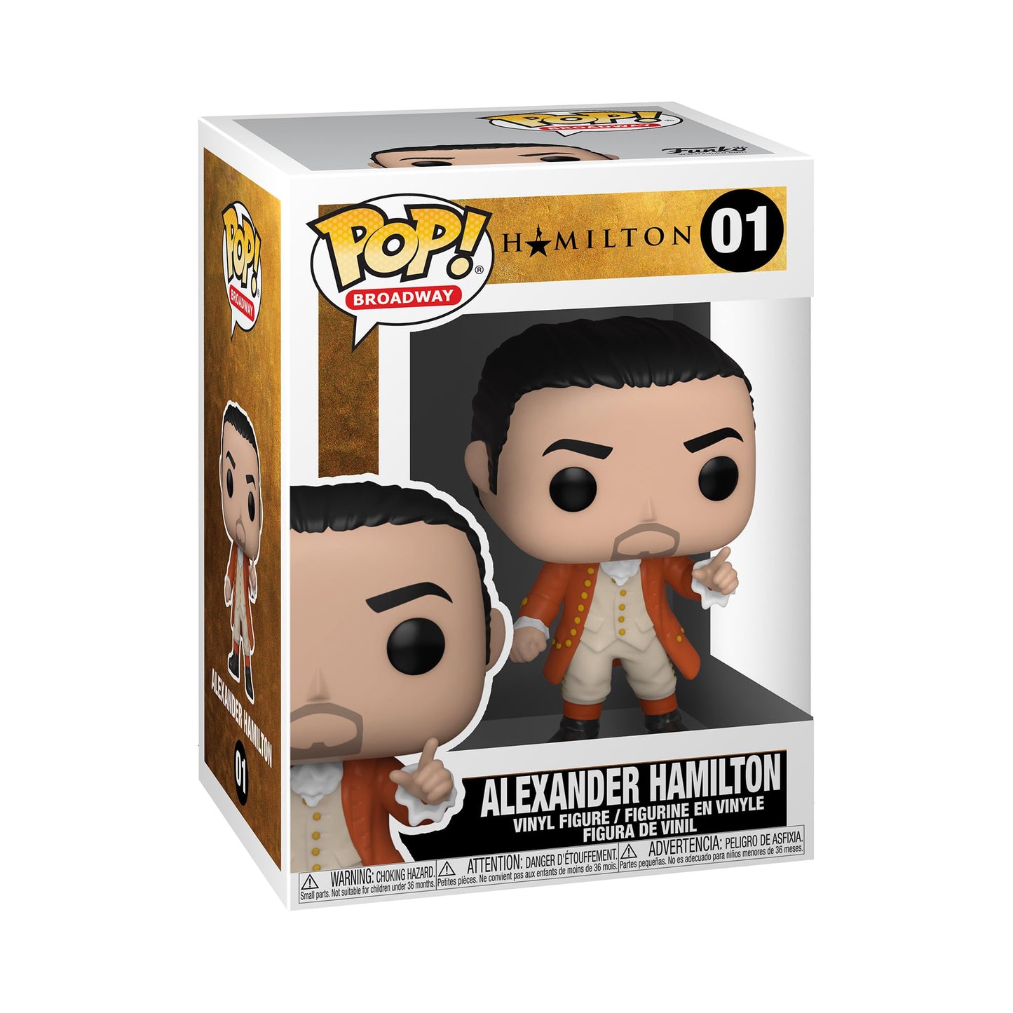 Funko POP Broadway: Hamilton - Alexander Hamilton Collectible Figura de Vinilo, Multicolor