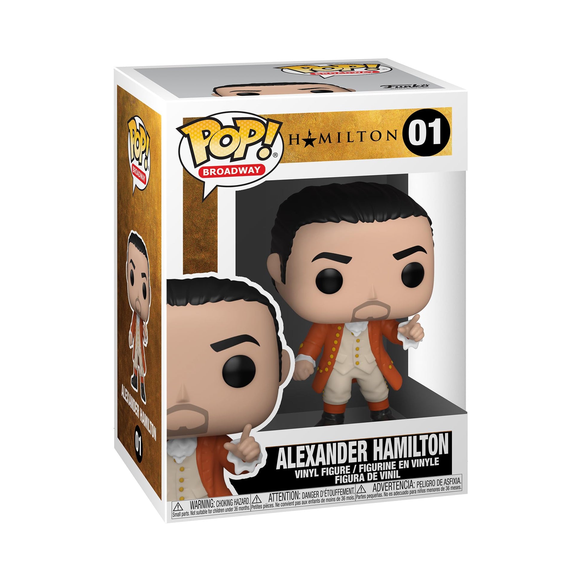 Funko POP Broadway: Hamilton - Alexander Hamilton Collectible Figura de Vinilo, Multicolor
