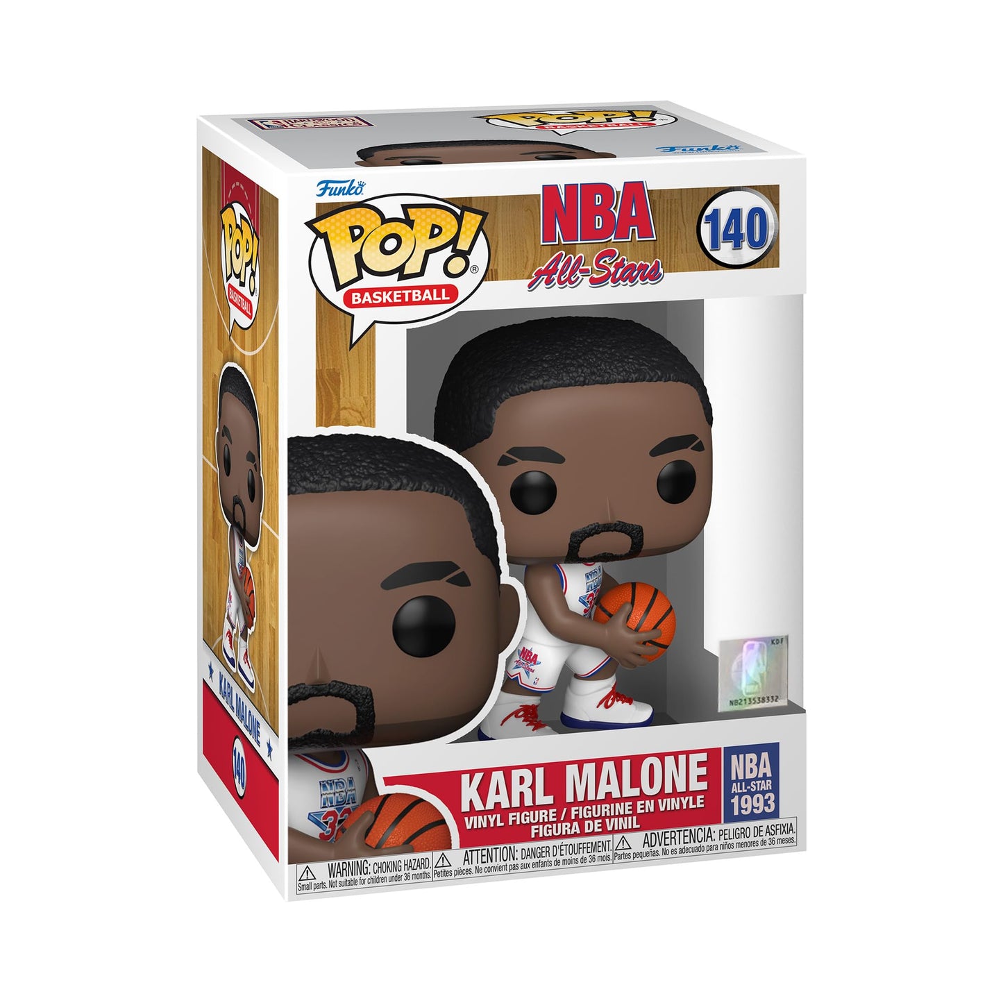 Funko Pop! NBA: Legends - Karl Malone, White All Star Uniform 1993