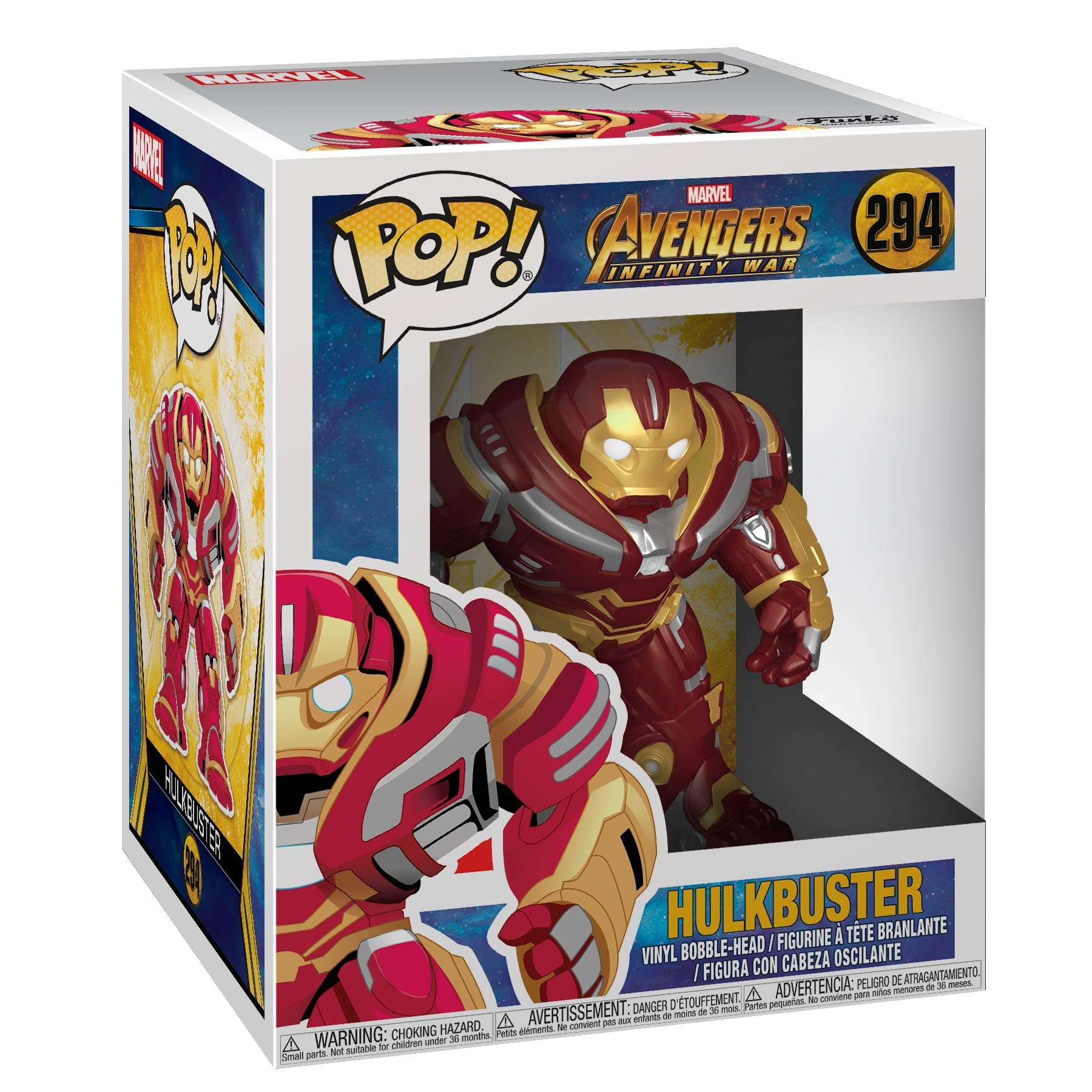 Funko Pop! Marvel: Avengers Infinity War 6" Hulk Buster Figura, Multicolor