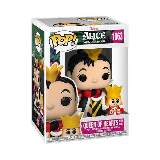 Funko POP Buddy Disney: Alice in Wonderland 70th - Queen with King, Multicolor