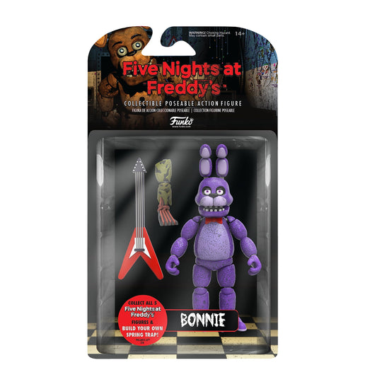 Funko 5" Articulated Figura de Acción: Five Nights at Freddy's (FNAF) - Bonnie The Rabbit - Collectible