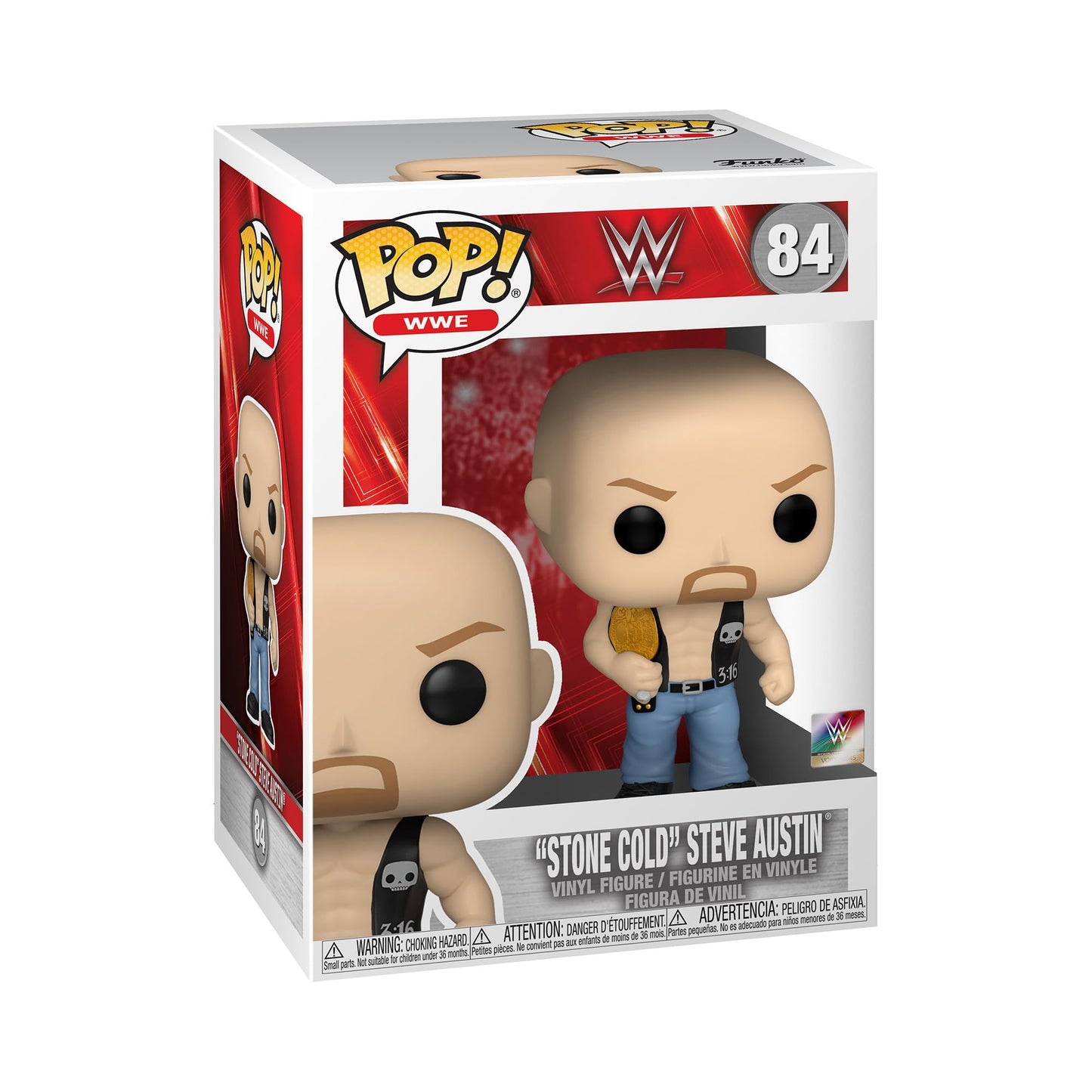 Funko Pop WWE: Stone Cold Steve Austin with Belt