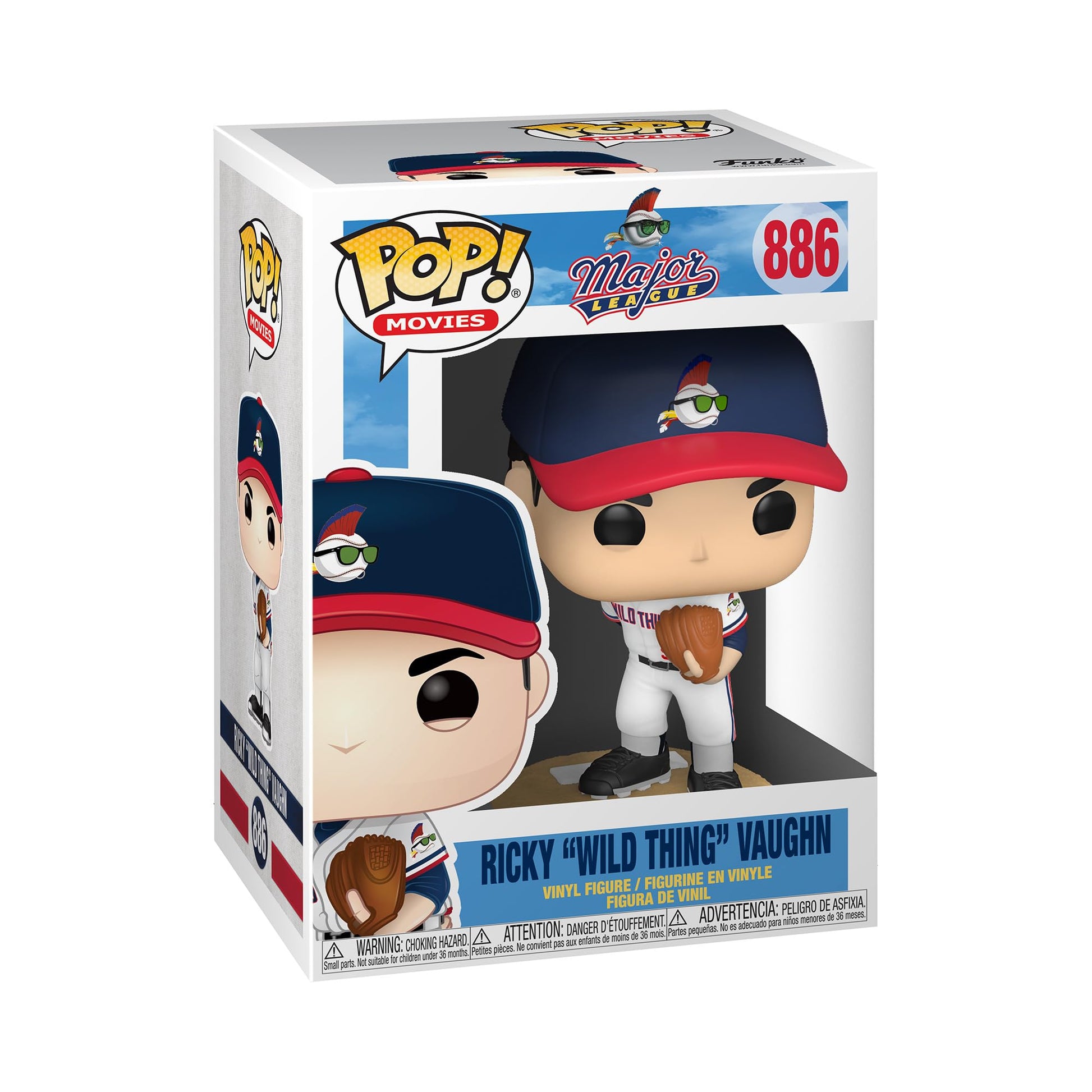 Funko Pop! Películas: Major League - Ricky Vaughn (Styles May Vary)