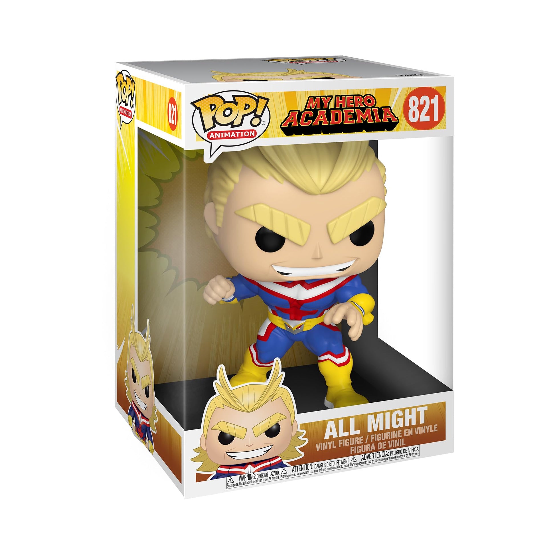 Funko Pop! Animación: Mi Academia de Héroes - 10 Pulgadas All Might Figura de Vinilo