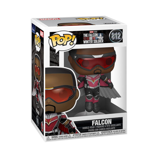 Funko POP Marvel: The Falcon and The Winter Soldier - Falcon (Flying) Vinyl Collectible Figura Multicolor,3.75 Pulgadas, (51628)