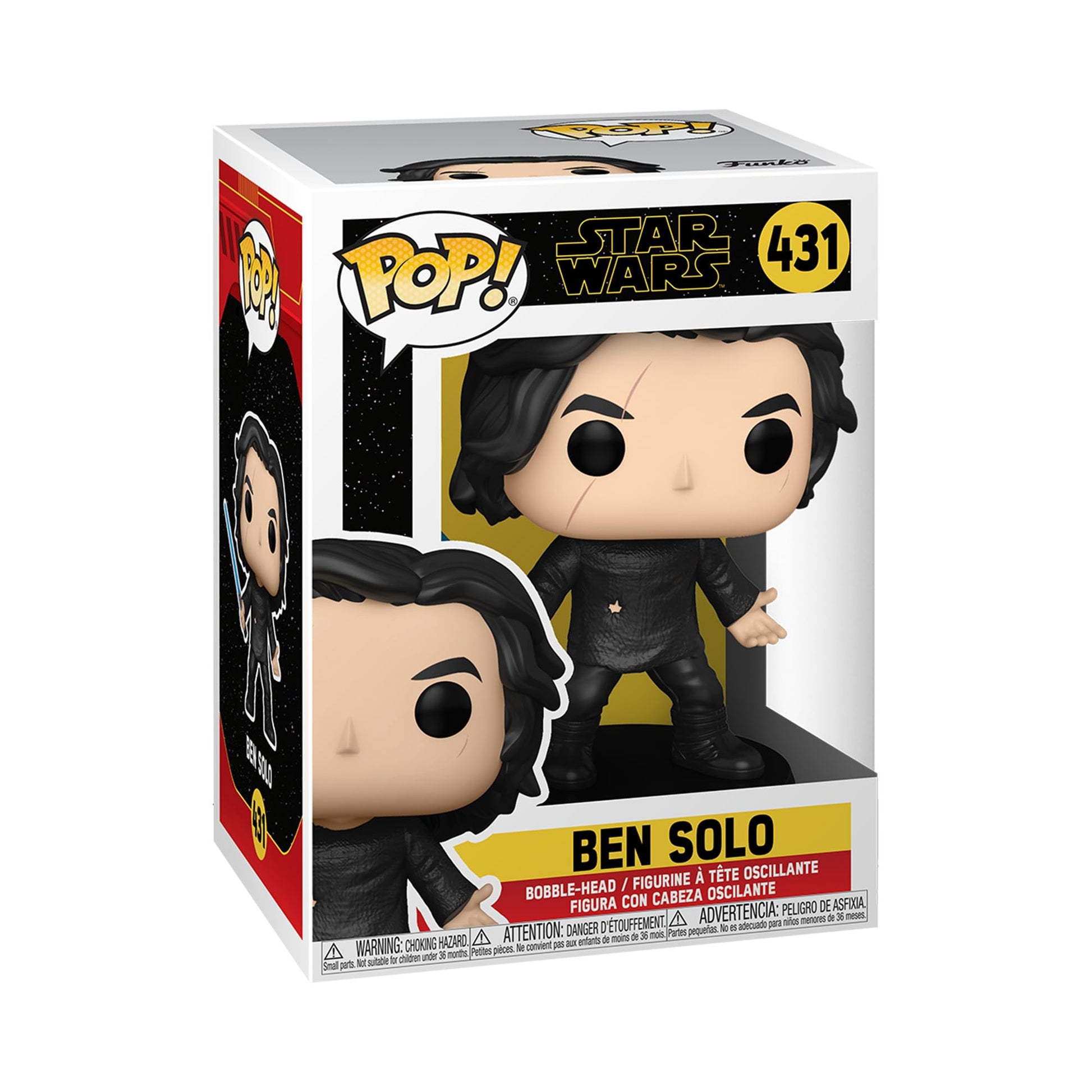 Funko POP Star Wars: Rise of Skywalker - Ben Solo with Blue Saber Vinyl Bobblehead (51480)