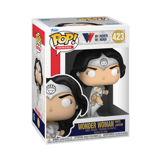 Funko Pop Heroes: Wonder Woman 80th - Wonder Woman - (White Lantern) - DC Comics