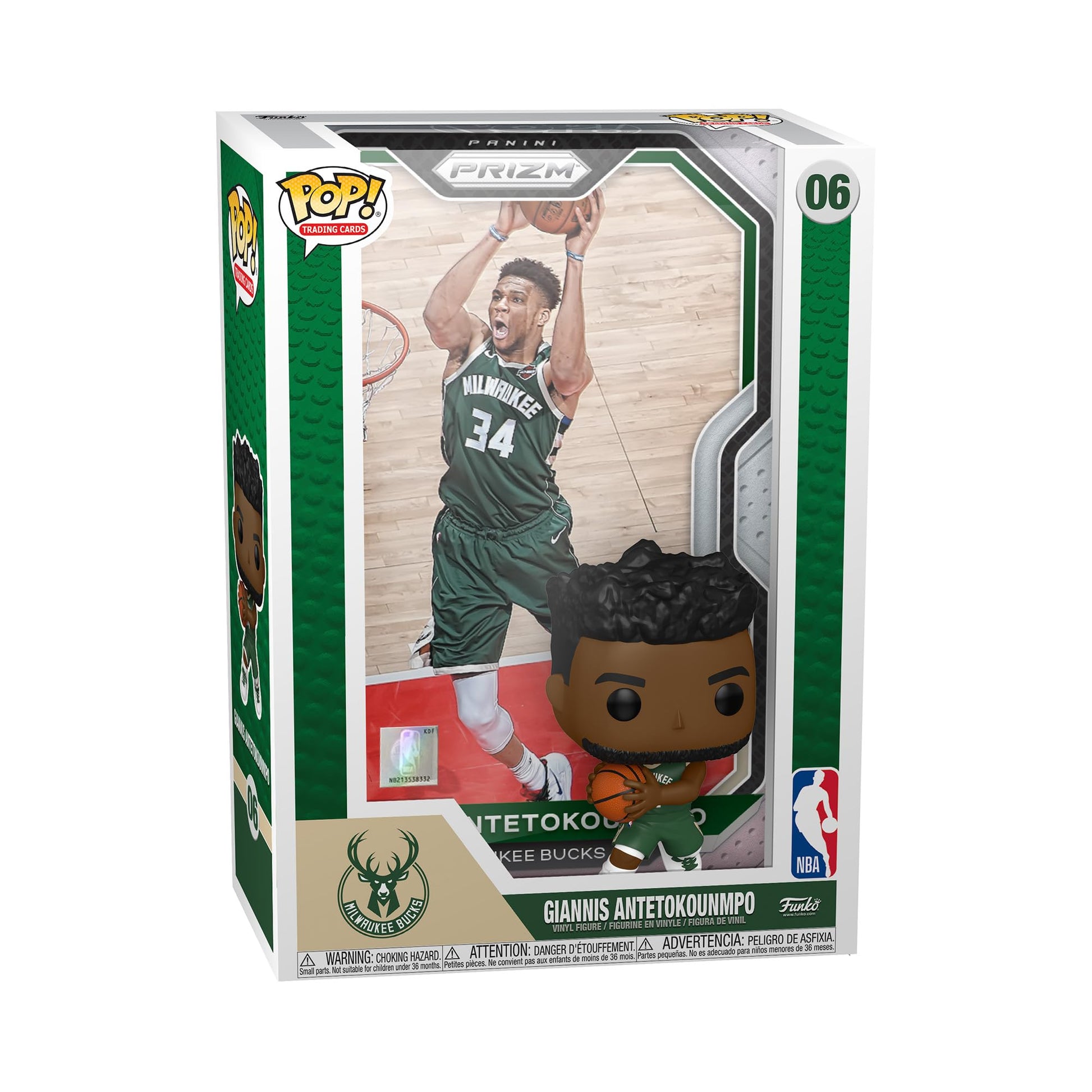 Funko Pop! NBA Trading Cards: Giannis Antetokounmpo