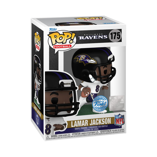 Funko Lamar Jackson (Baltimore Ravens) (Away Jersey) Pop! NFL Series 9
