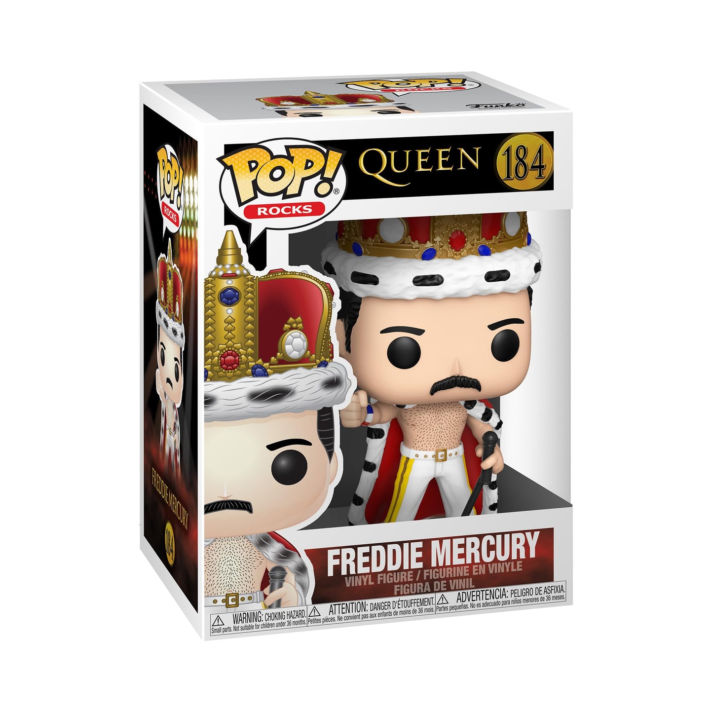 Funko Pop! Música: Queen - Freddie Mercury (King)