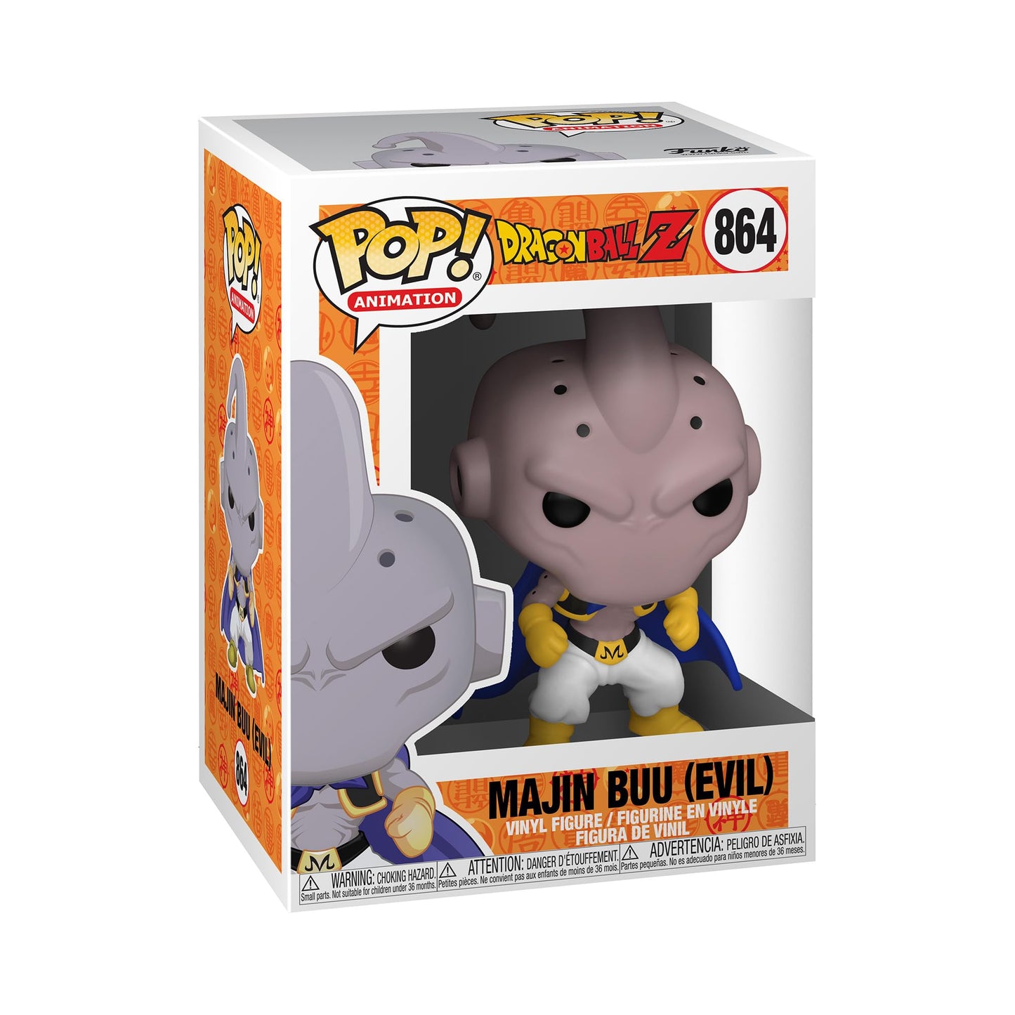 Funko Pop! Animación: Dragonball Z - Evil Buu, Multicolor, 3.75 Pulgadas (48610)