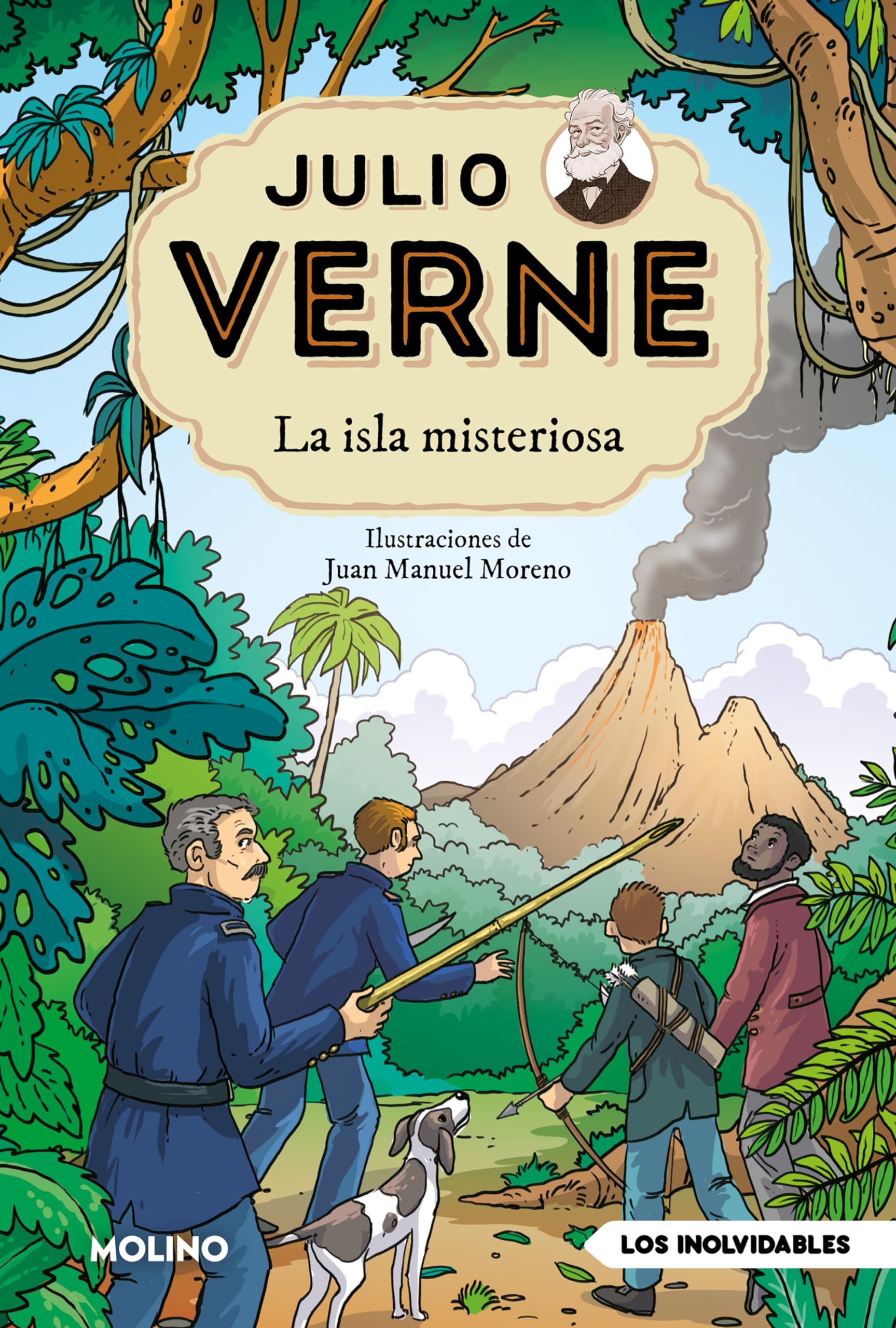 Julio Verne - La isla misteriosa (edición actualizada, ilustrada y adaptada) (Inolvidables)