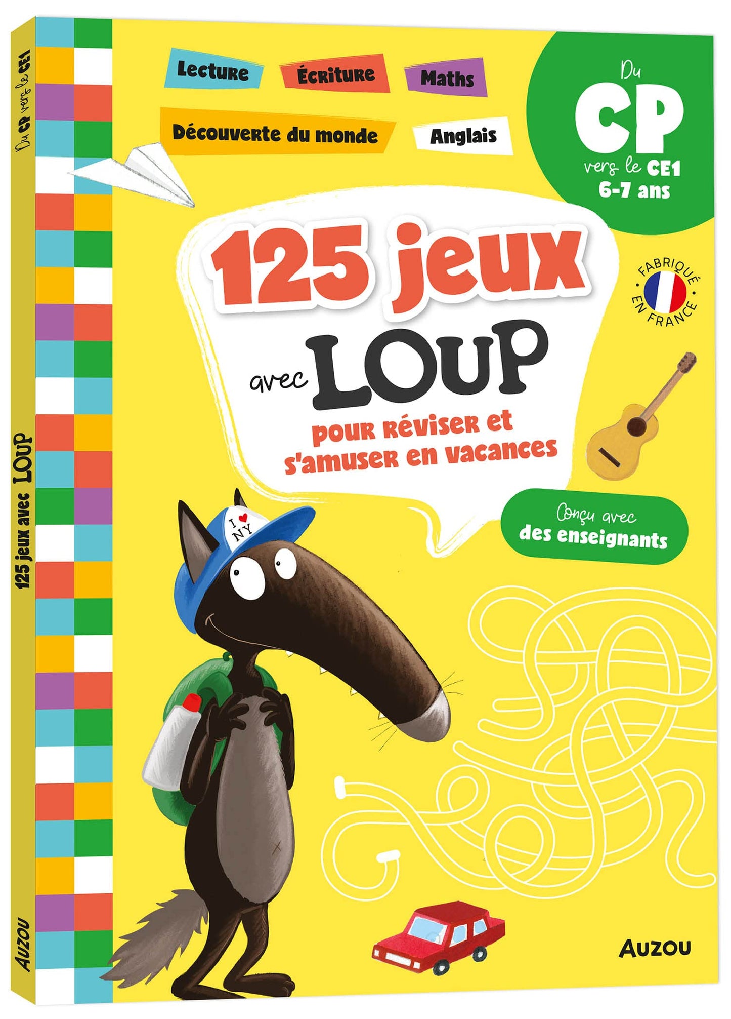 Libro: 125 JEUX AVEC LOUP DU CP AU CE1: Du CP vers le CE1 (Cahiers de vacances)