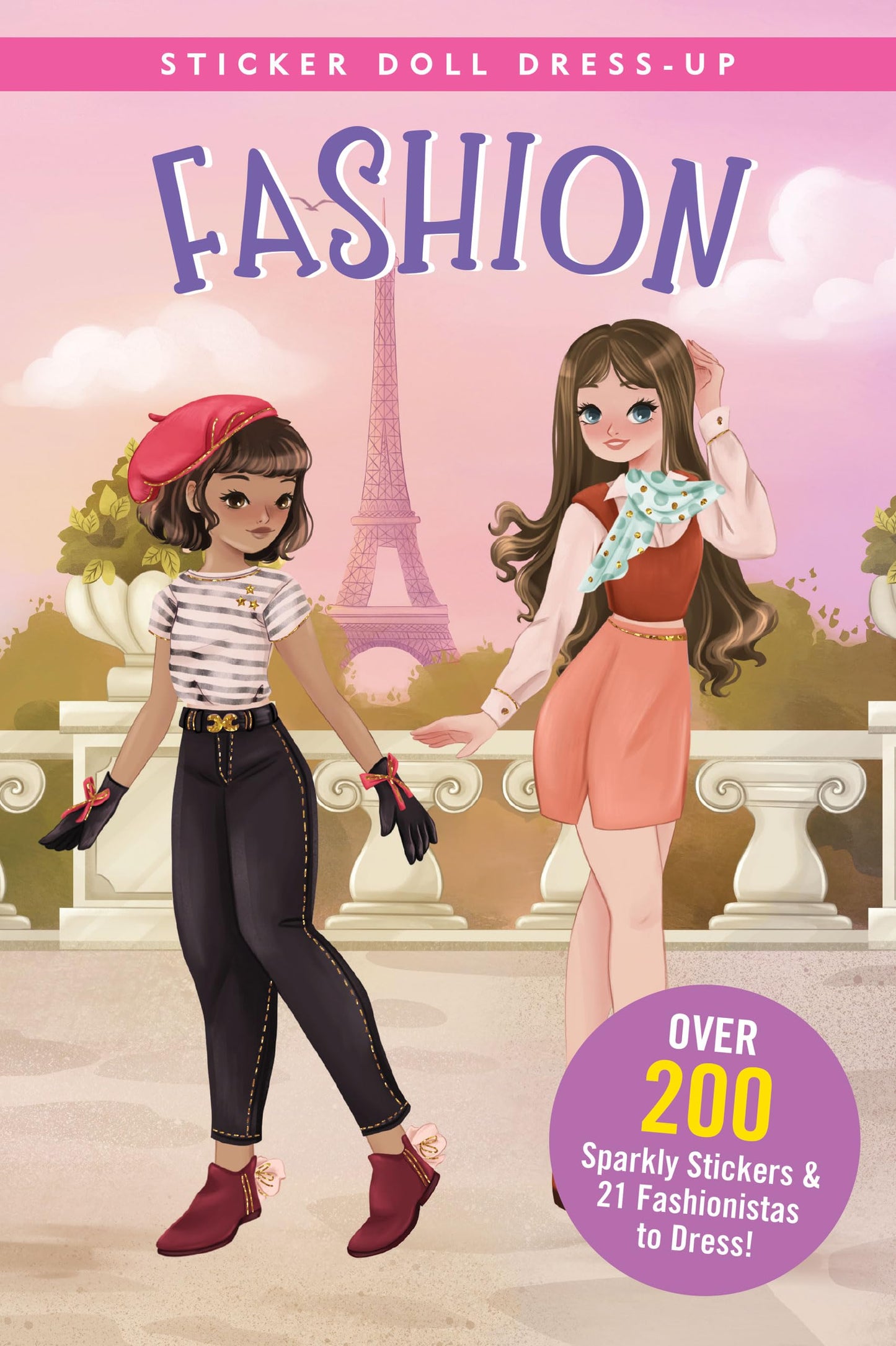 Libro: Fashion Sticker Doll Dress-Up Book