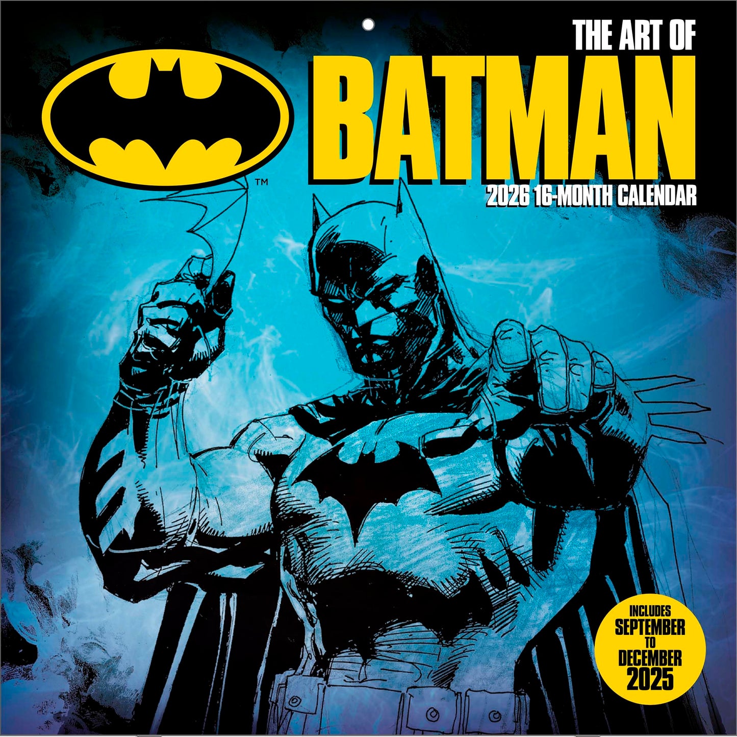 Libro: Pyramid - BATMAN 2026 - Brochure Calendar 30 x 30 cm with Gloomy Gotham Artworks - Wall Calendar for DC Fans & Collectors of the Dark Knight