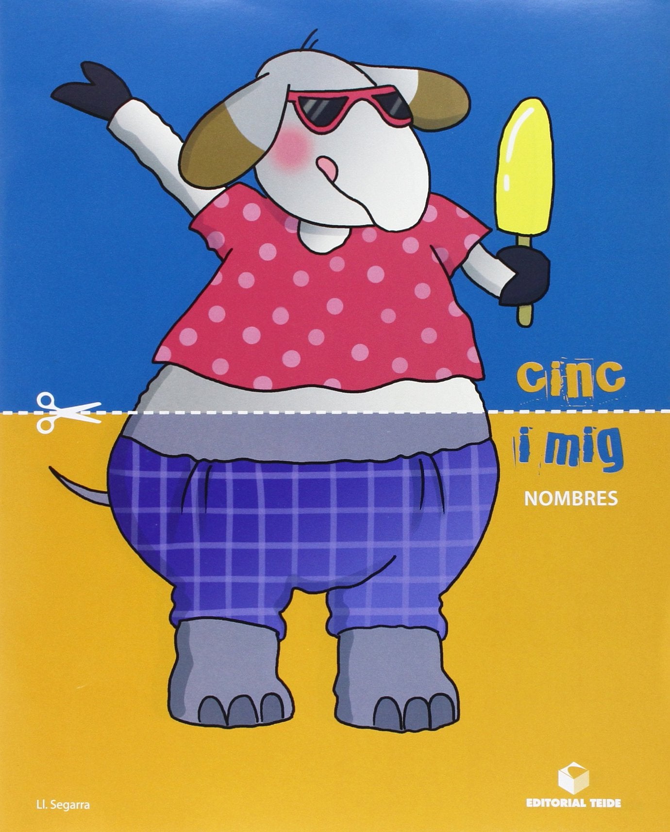 Libro: Cinc i mig . Quadern de nombres