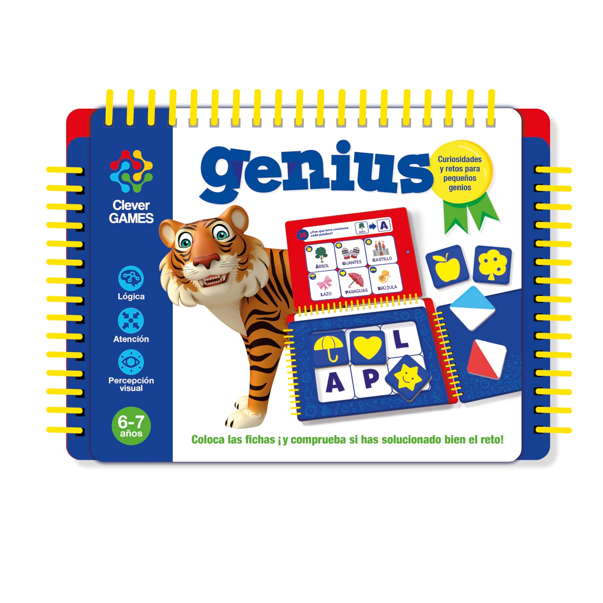 Libro: CLEVER GAMES GENIUS 8-9 AÑOS