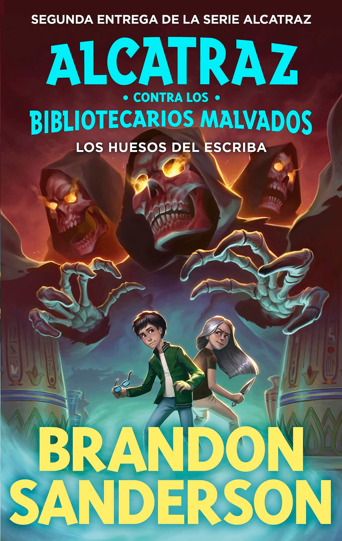 Libro: Los huesos del escriba (Alcatraz contra los Bibliotecarios Malvados 2) (Brandon Sanderson)
