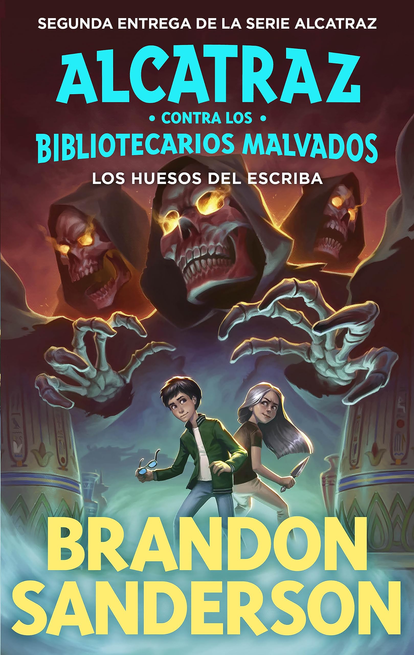 Libro: Los huesos del escriba (Alcatraz contra los Bibliotecarios Malvados 2) (Brandon Sanderson)