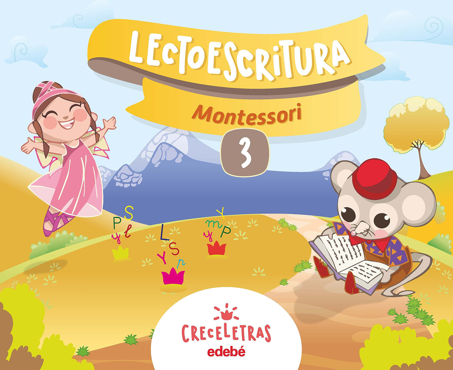 Libro: CRECELETRAS LECTOESCRITURA 3 MONTESSORI - 9788468332413