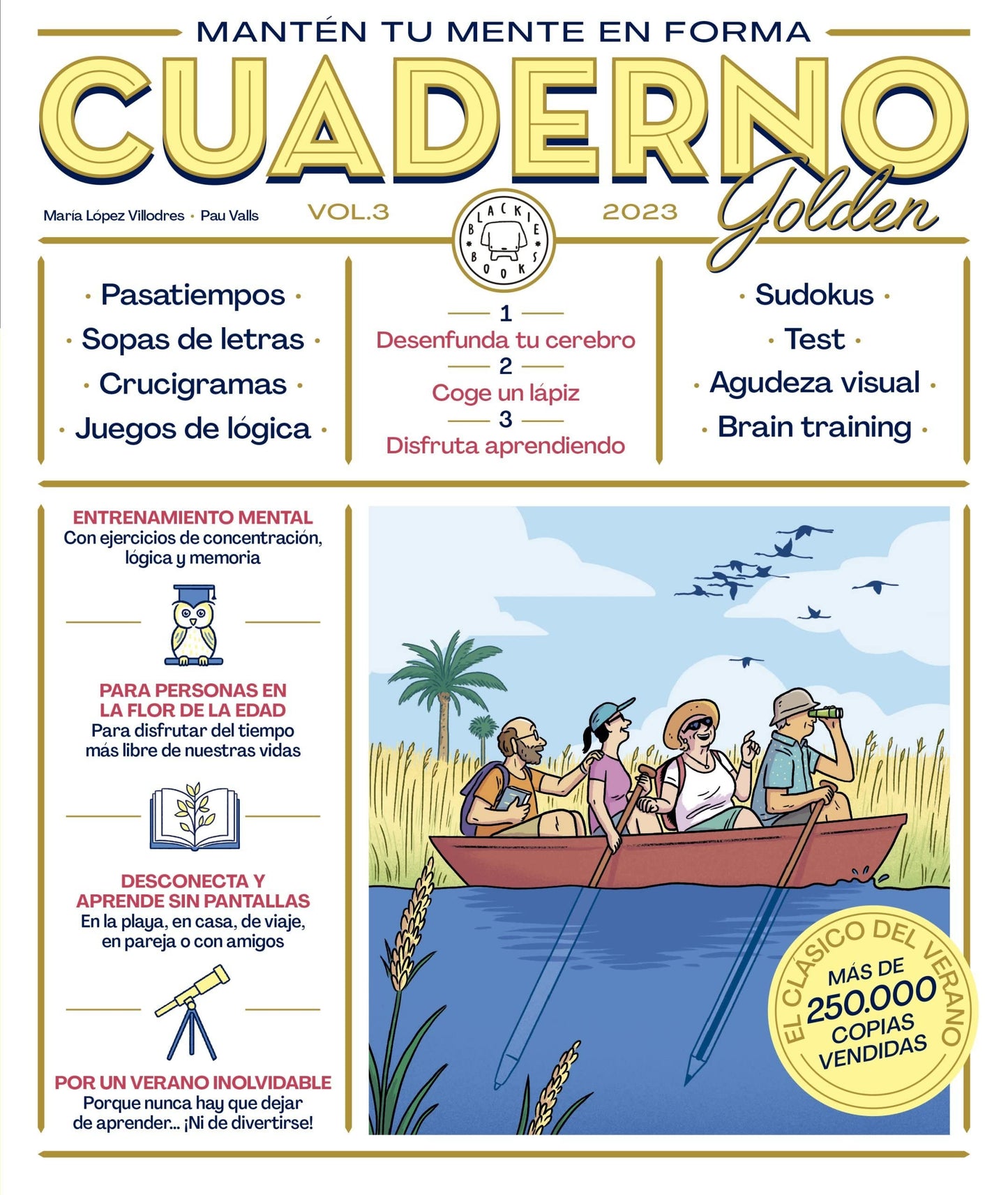Libro: Cuaderno Golden Blackie Books. Vol. 3: Mantén tu mente en forma (CUADERNOS BLACKIE BOOKS)