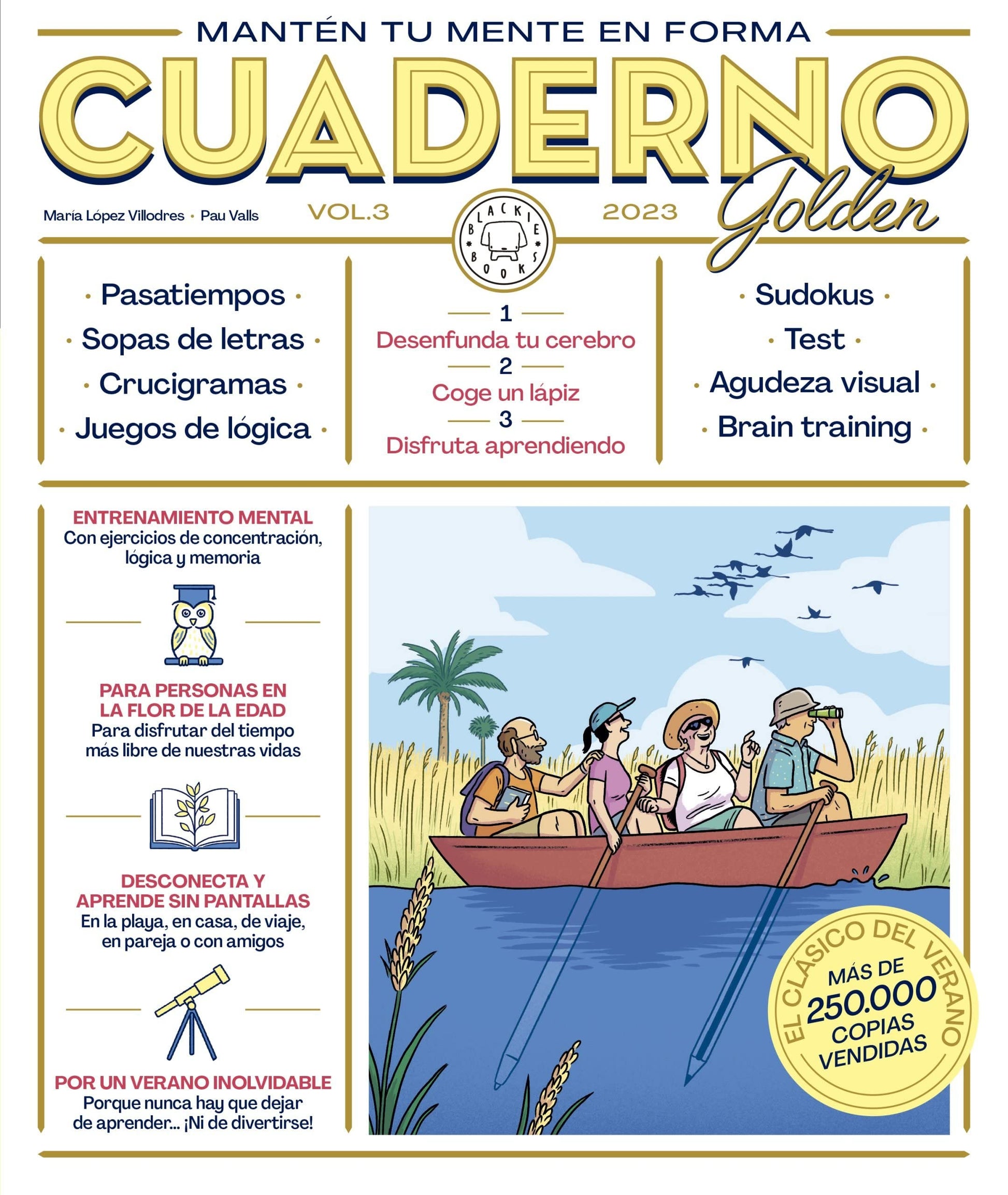 Libro: Cuaderno Golden Blackie Books. Vol. 3: Mantén tu mente en forma (CUADERNOS BLACKIE BOOKS)