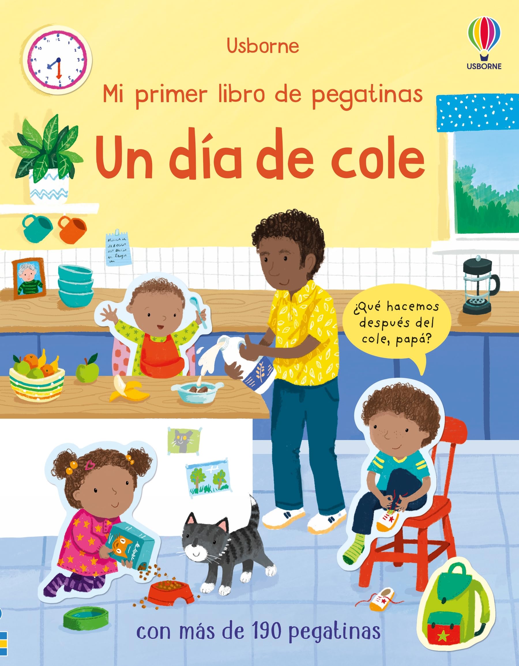 Libro: Un día de cole (Mi primer libro de pegatinas)