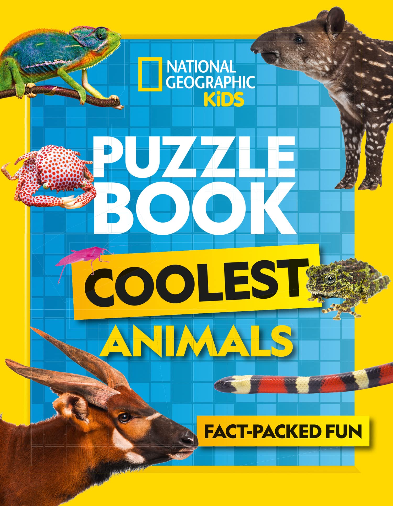 Libro: Puzzle Book Coolest Animals: Brain-tickling quizzes, sudokus, crosswords and wordsearches (National Geographic Kids)