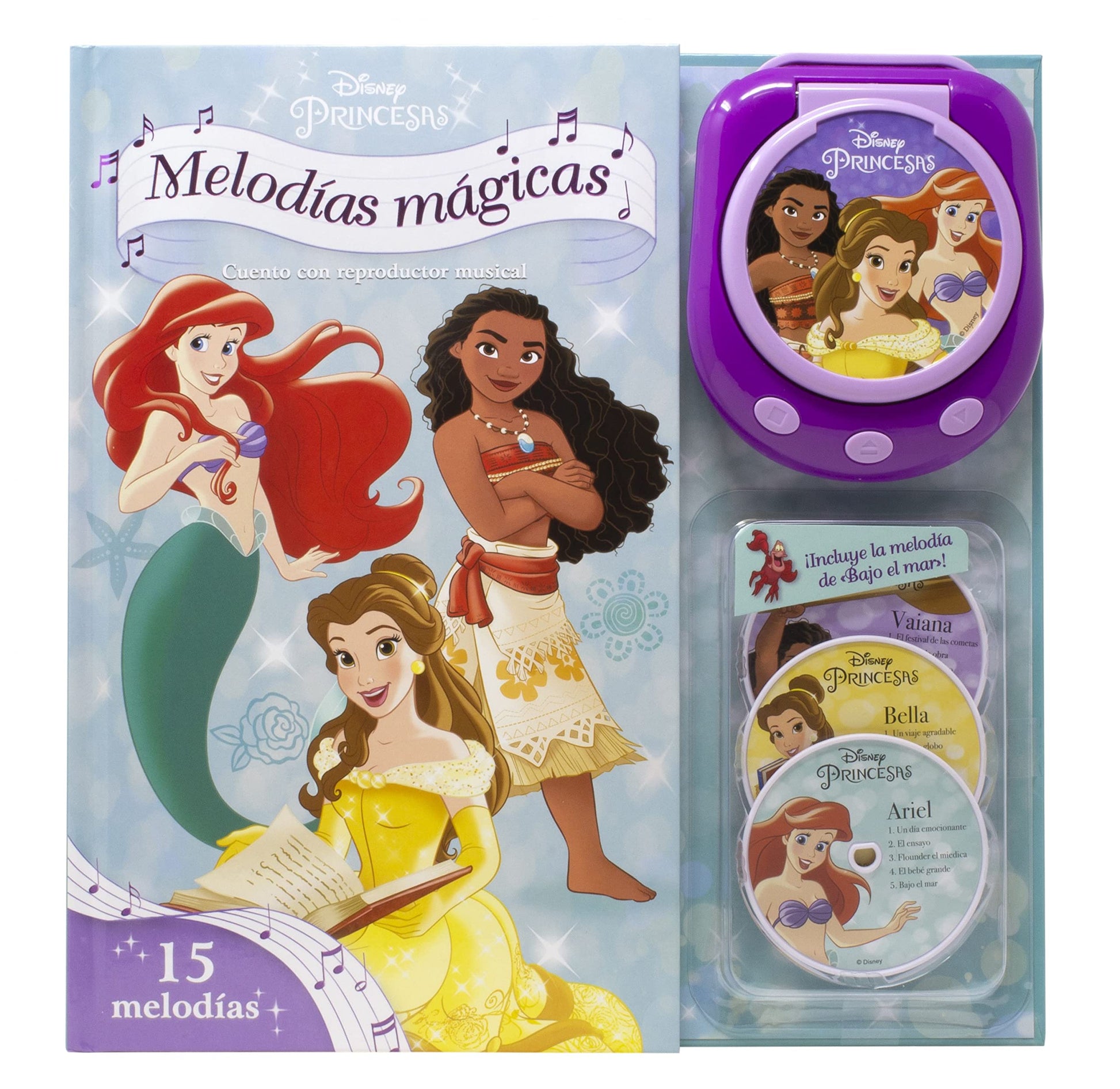 Libro: Princesas. Melodías mágicas: Cuento con reproductor musical