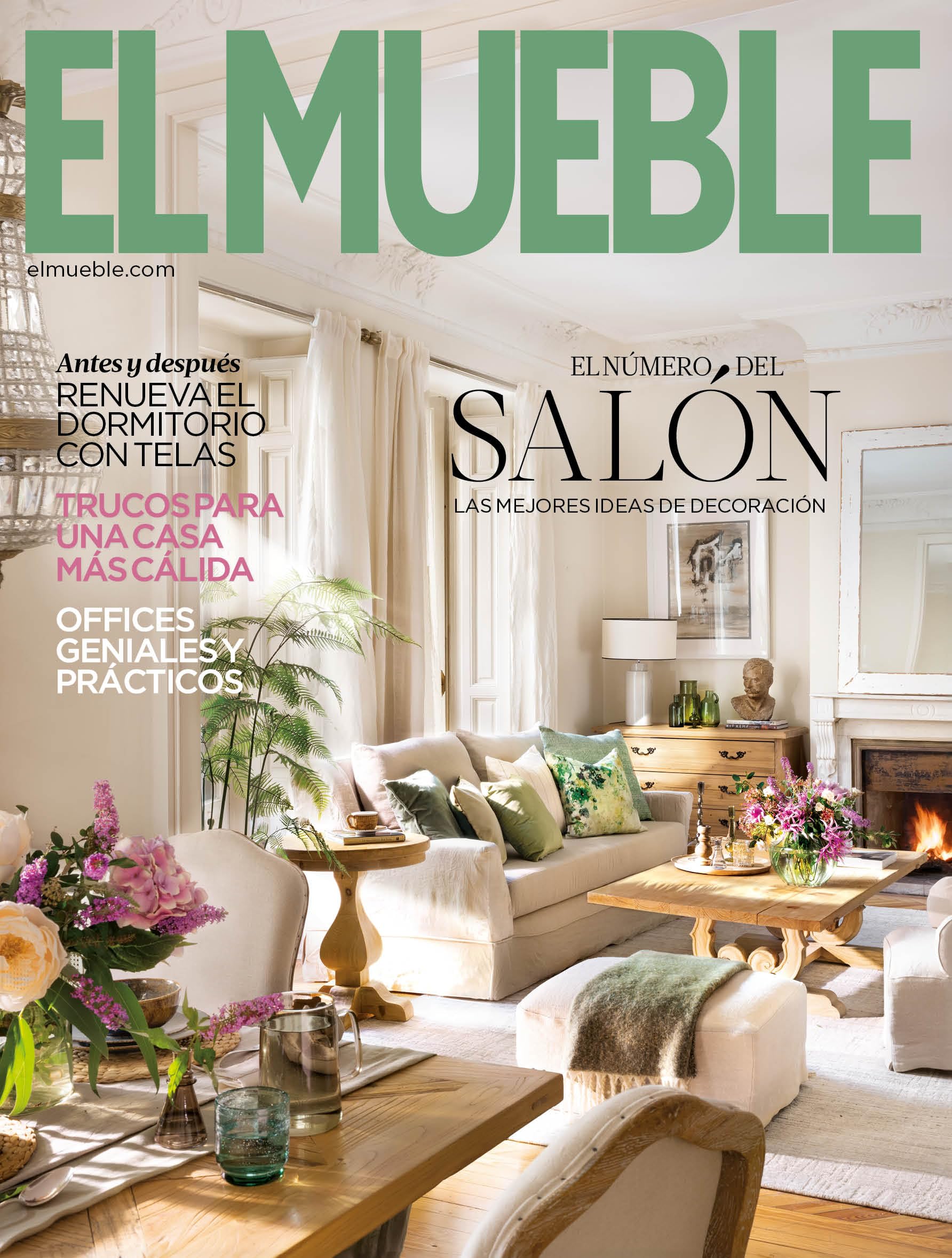 Libro: Revista El Mueble # 737 | El número del salón. Antes y después renueva tu dormitorio con telas (Decoración)