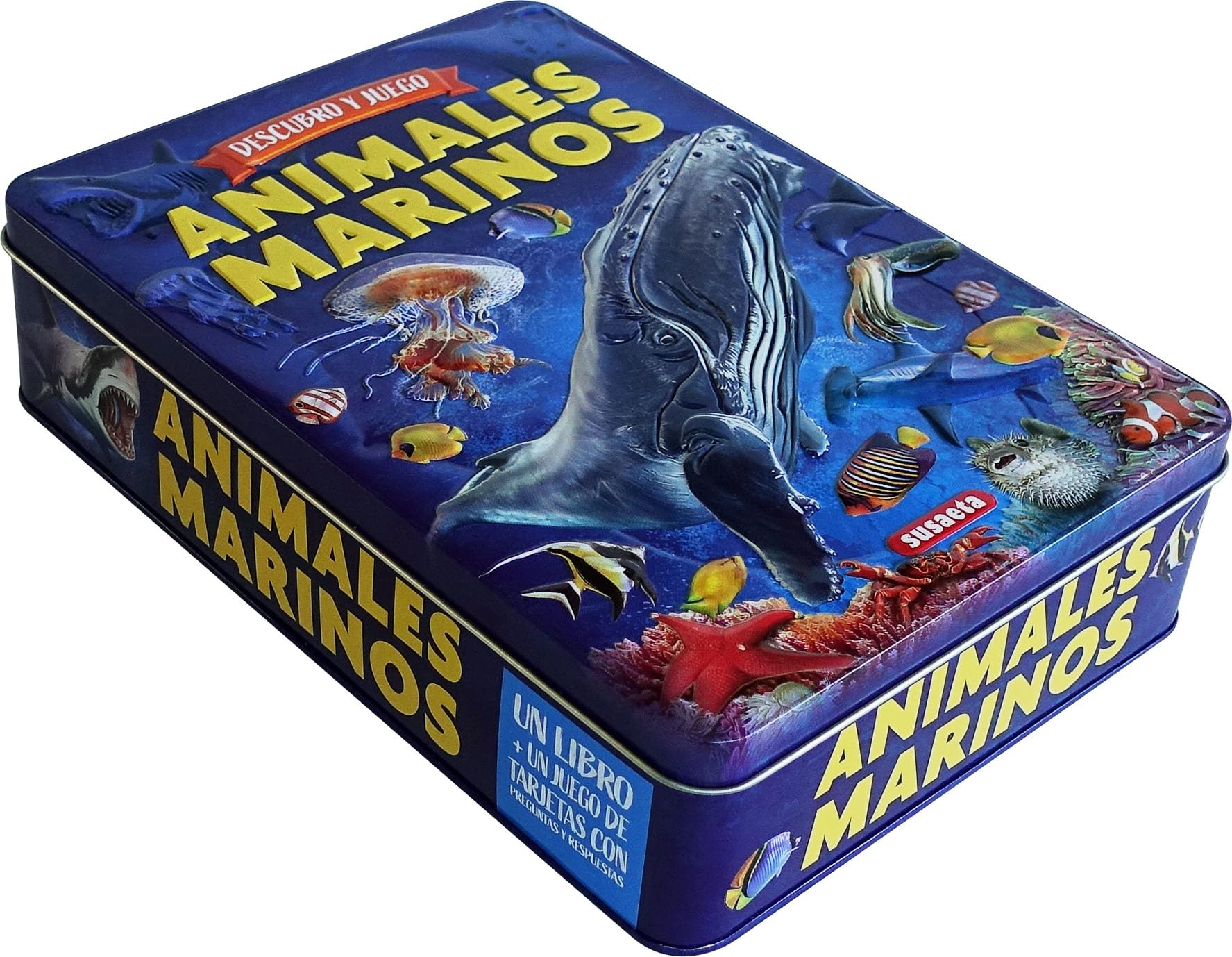 Libro: Susaeta - Animales marinos (Descubro y juego)