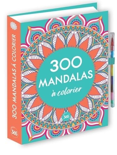 Libro: 300 mandalas à colorier: Avec 1 crayon (Mes 300)