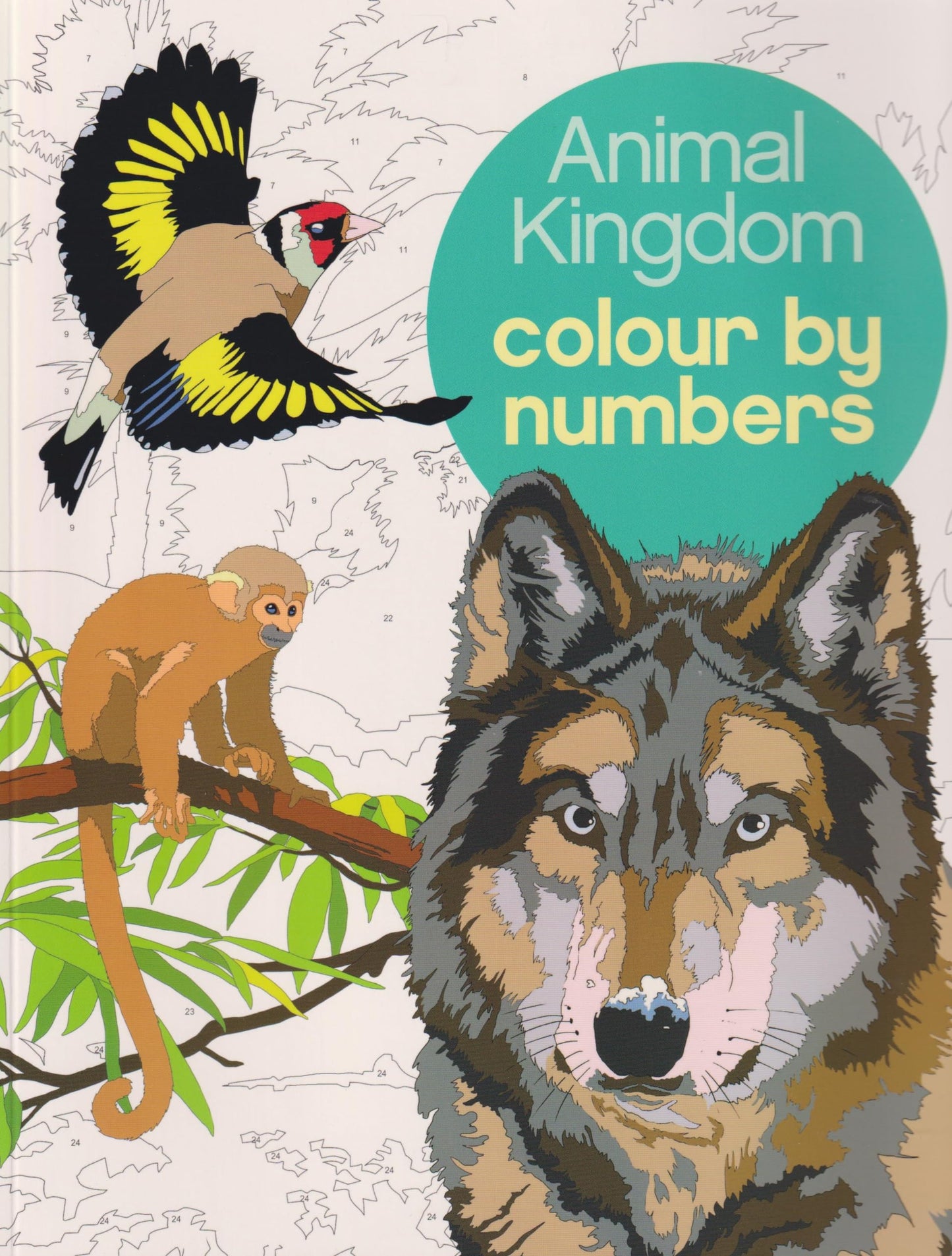 Libro: Colour by Numbers: Animal Kingdom