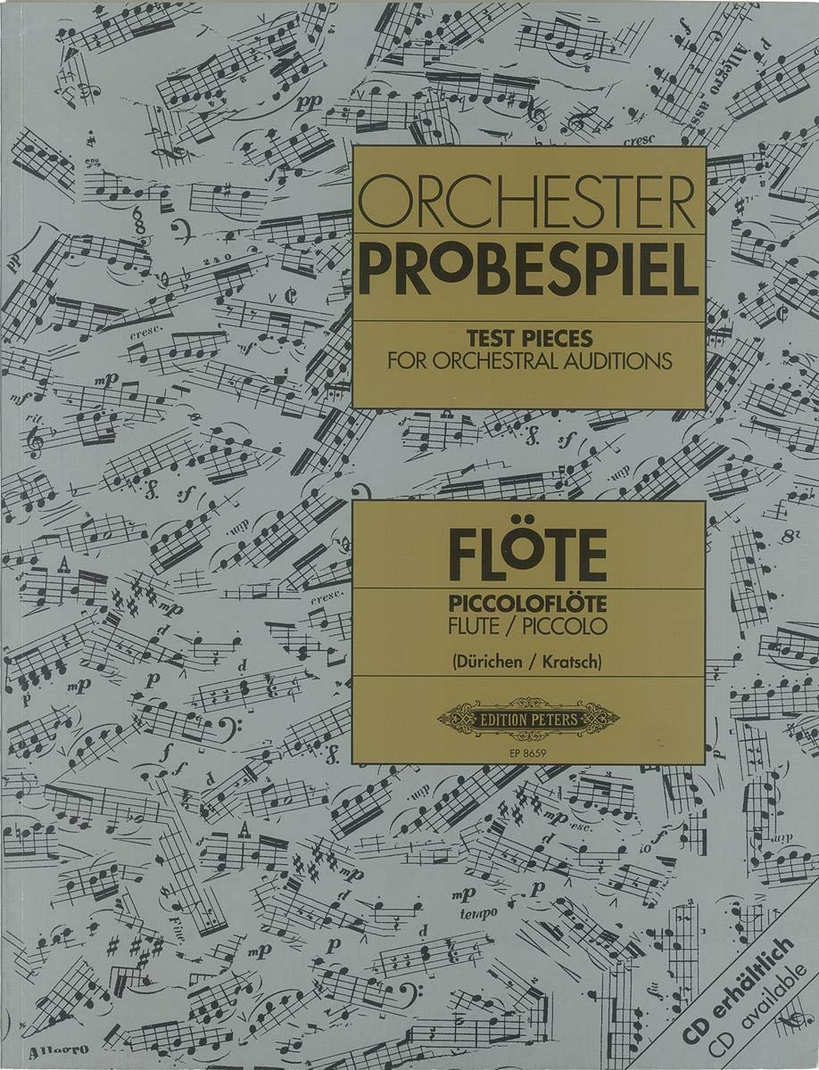 Libro: Test Pieces for Orchestral Auditions -- Flute, Piccolo: Sheet (Edition Peters)
