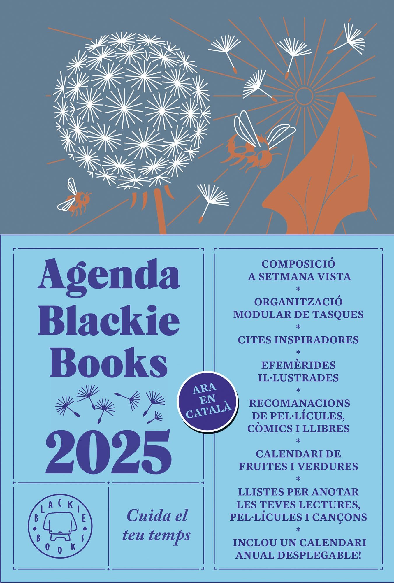 Libro: Agenda Blackie Books 2025 en CATALÀ: Cuida el teu temps