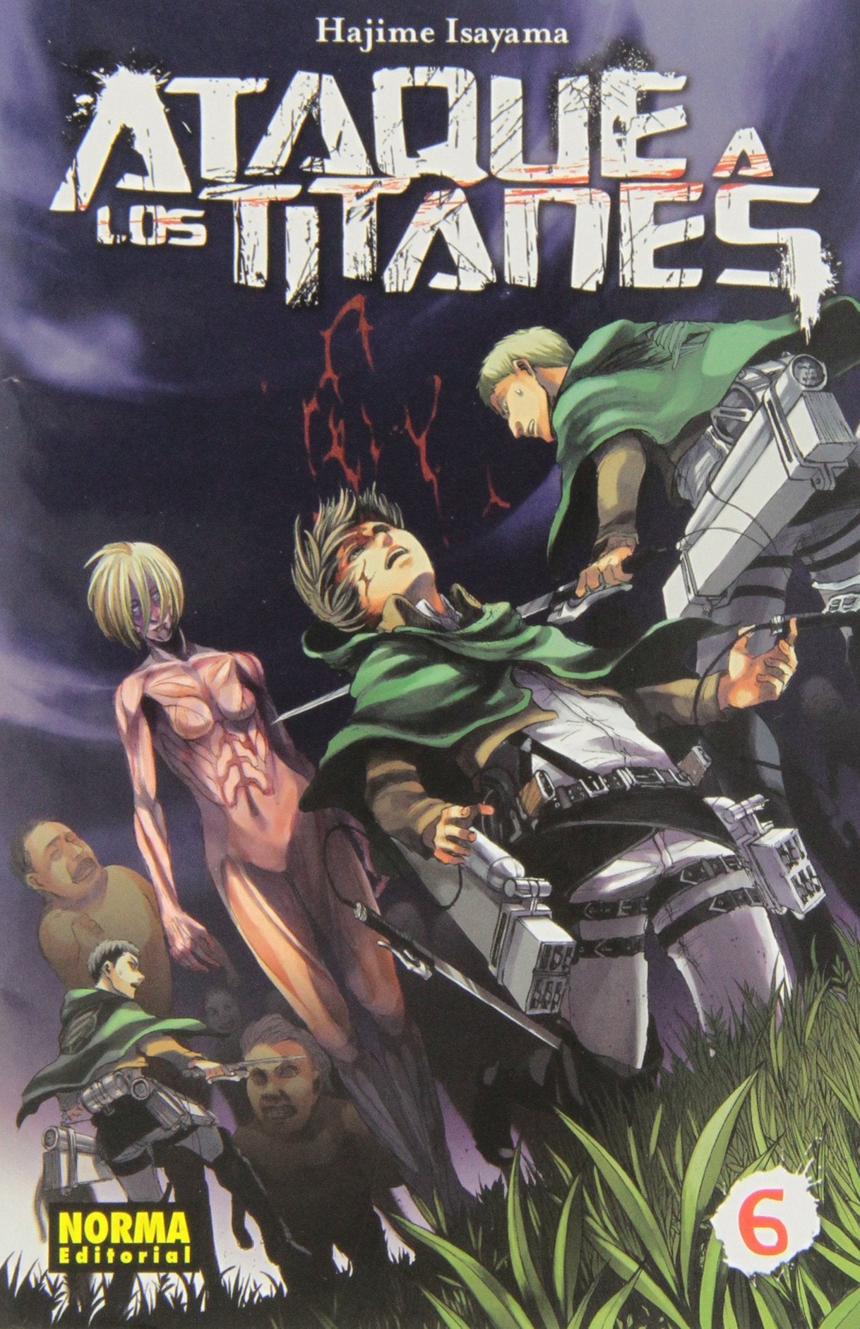 Libro: Ataque a los titanes 6 (CÓMIC MANGA)