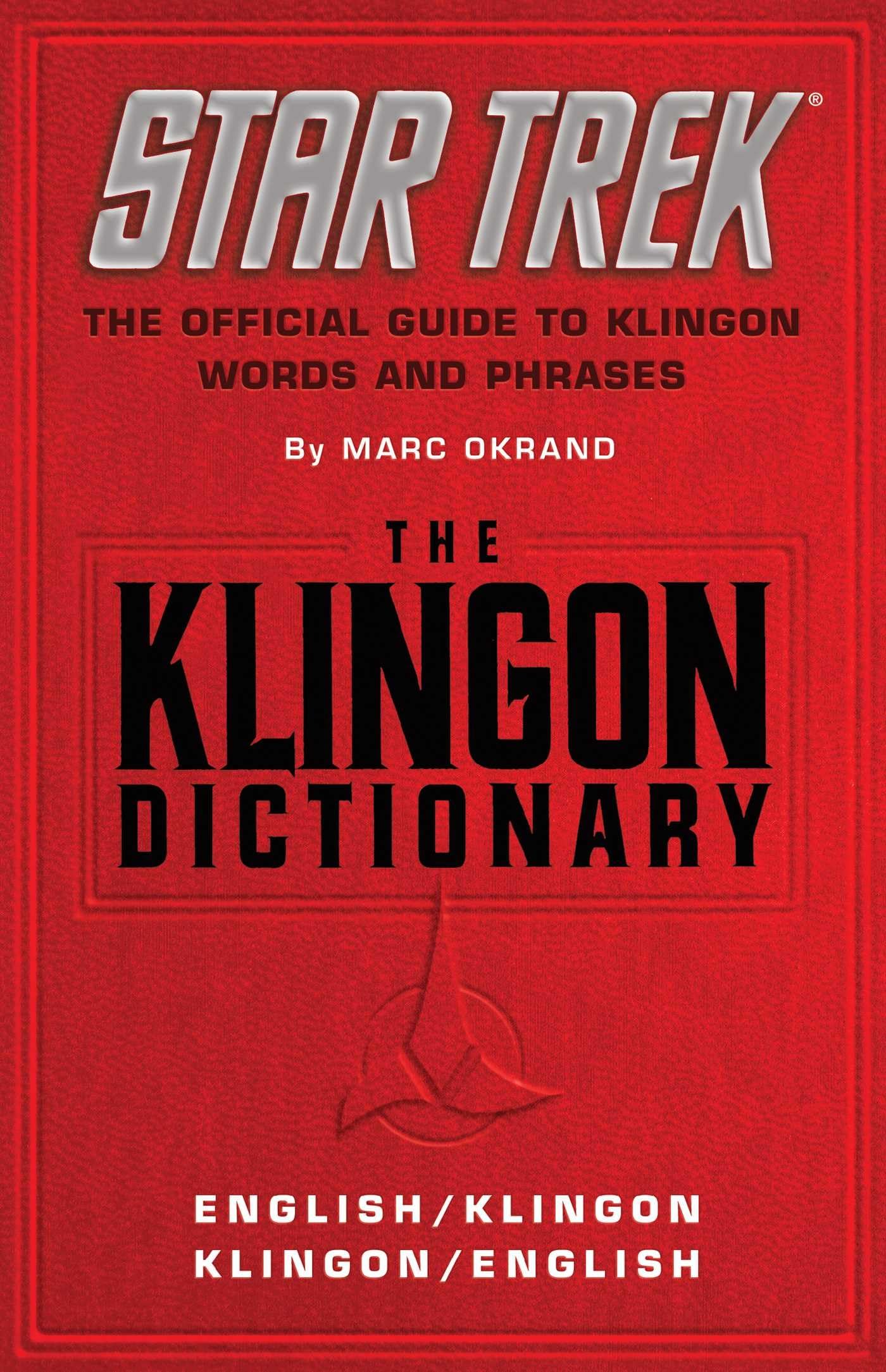 Libro: The Klingon Dictionary (Star Trek)