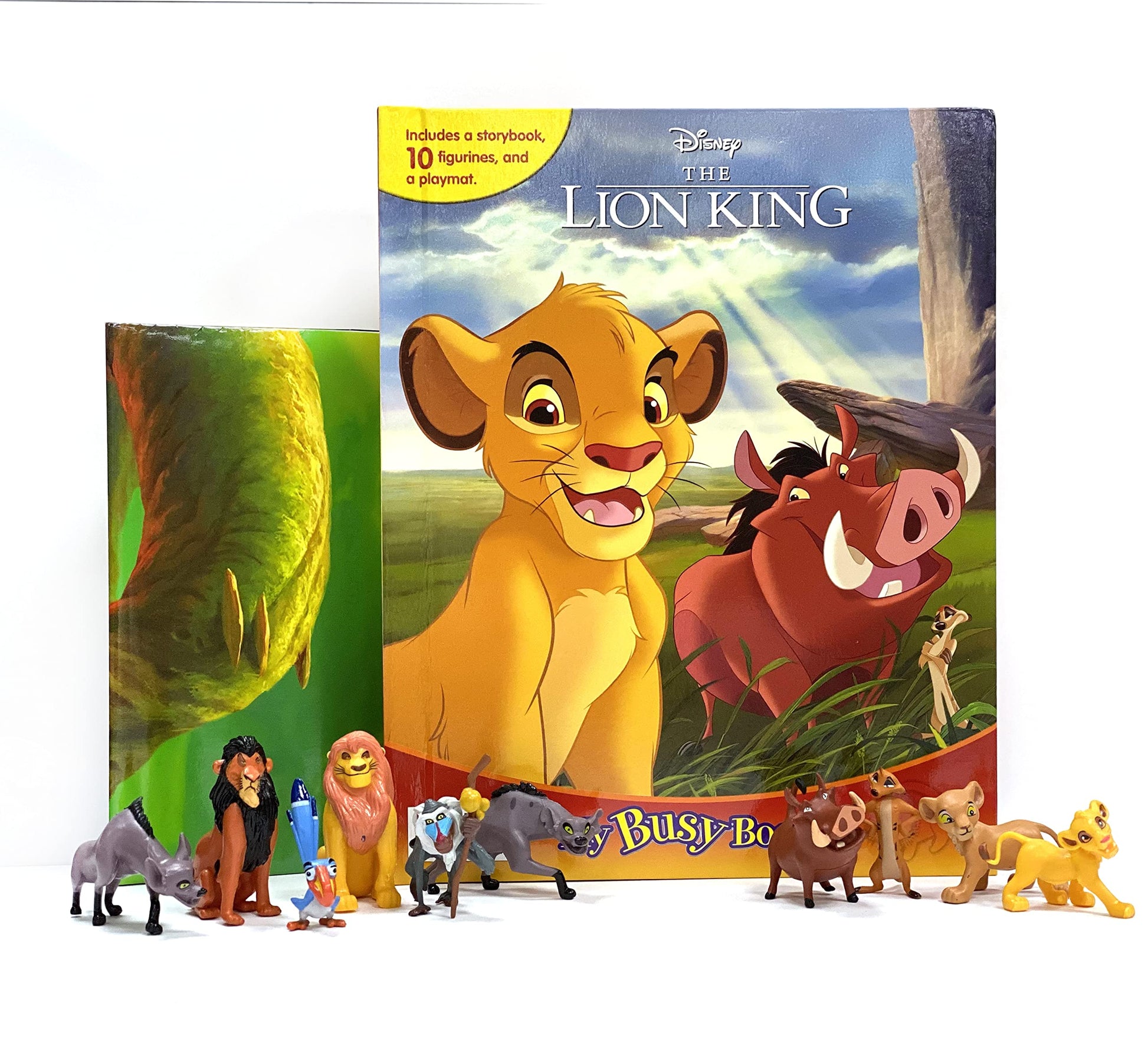 Libro: Disney Lion King My Busy Books - Storybook, 10 figurines, playmat