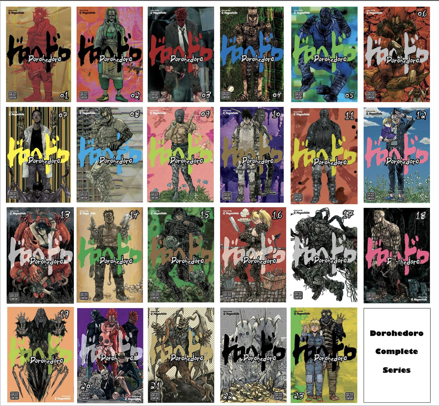Libro: Dorohedoro Complete Manga Collection Vol. 1-23 Bundle Set