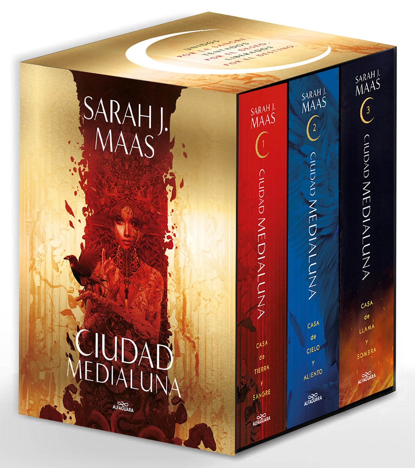 Libro: Estuche Ciudad Medialuna (contiene: Casa de tierra y sangre | Casa de cielo y aliento | Casa de llama y sombra) (Sin límites)