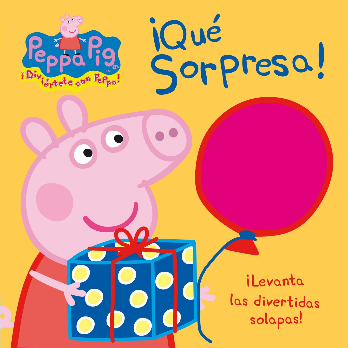 Libro: Peppa Pig. Libro de cartón con solapas - ¡Qué sorpresa!: Libro con solapas