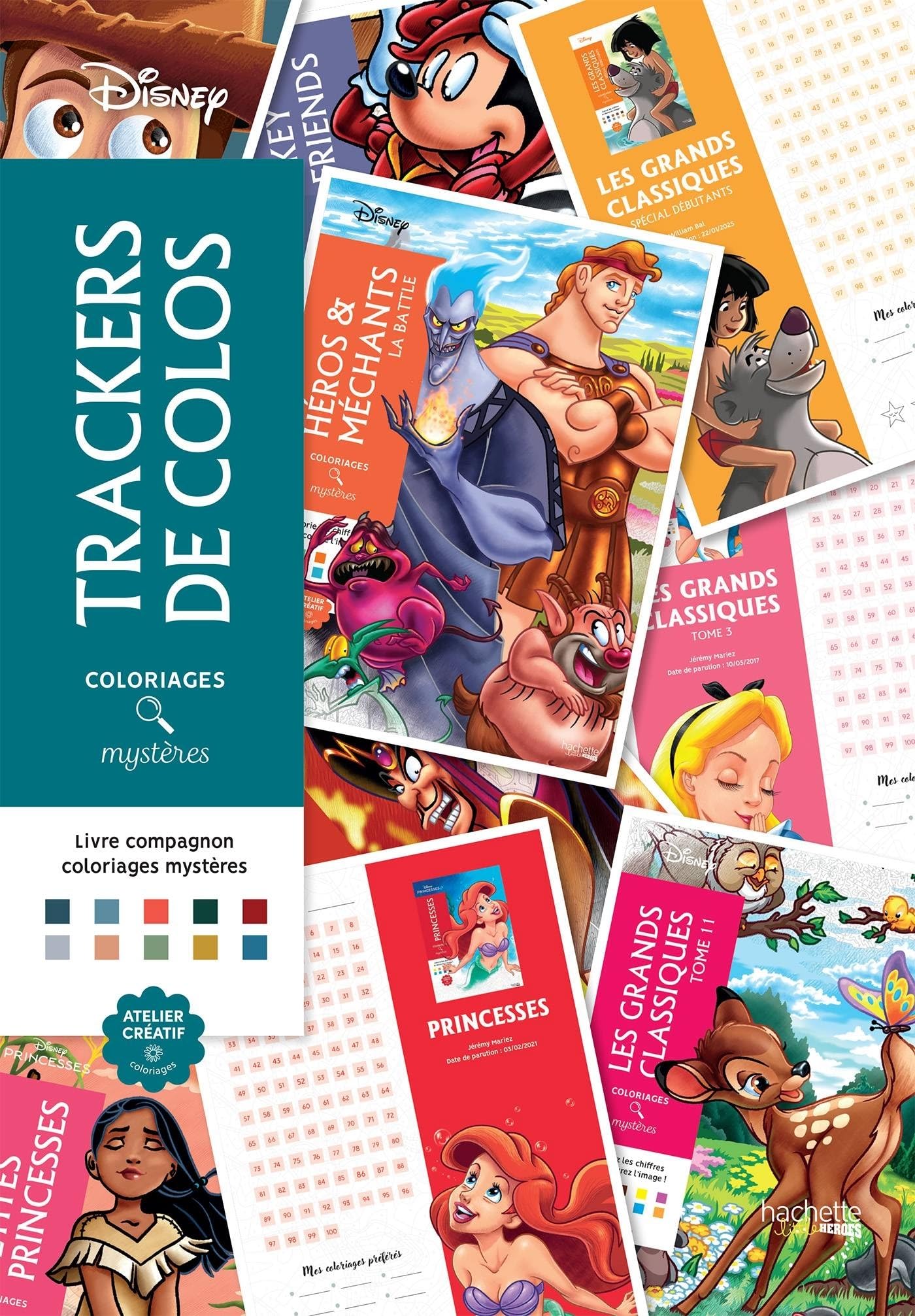 Libro: Livre compagnon - Les trackers de coloriages mystères Disney