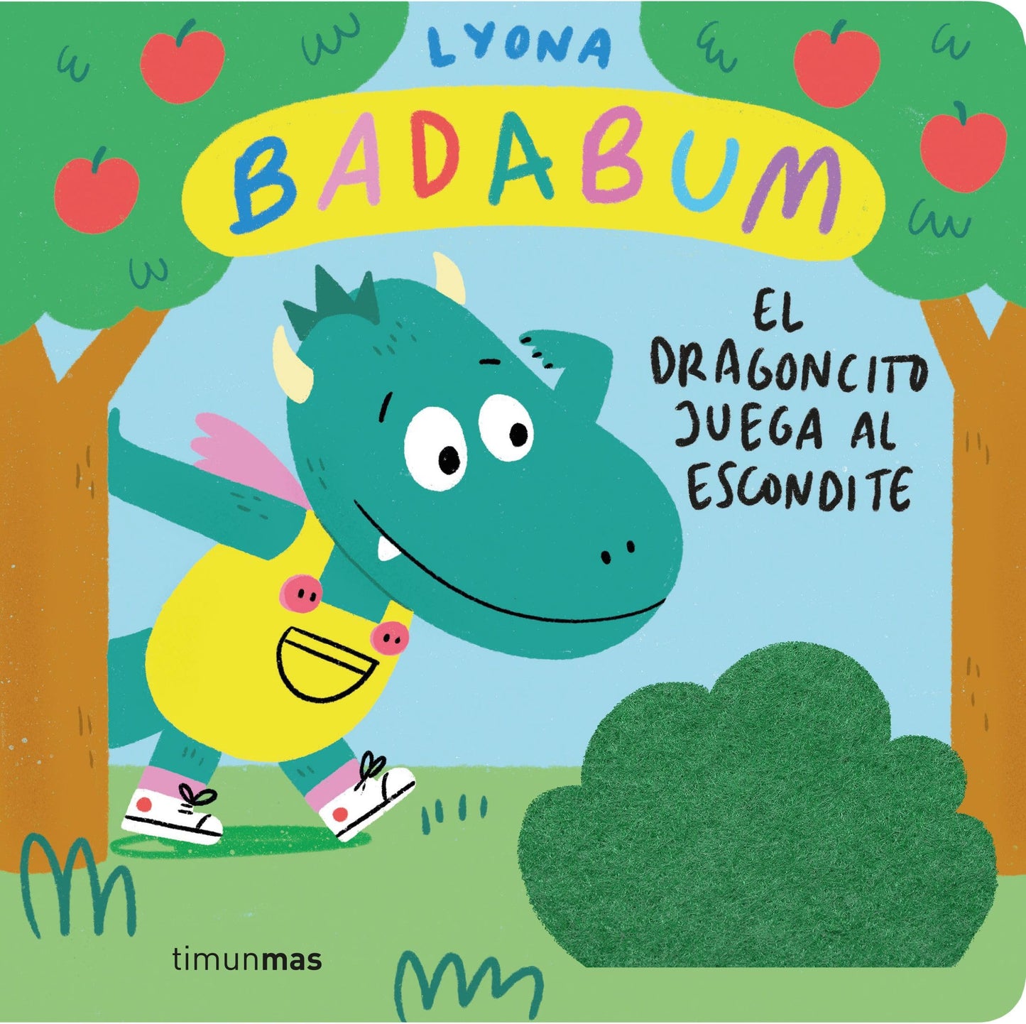 Libro: BADABUM. El dragoncito juega al escondite. Libro con solapas de tela
